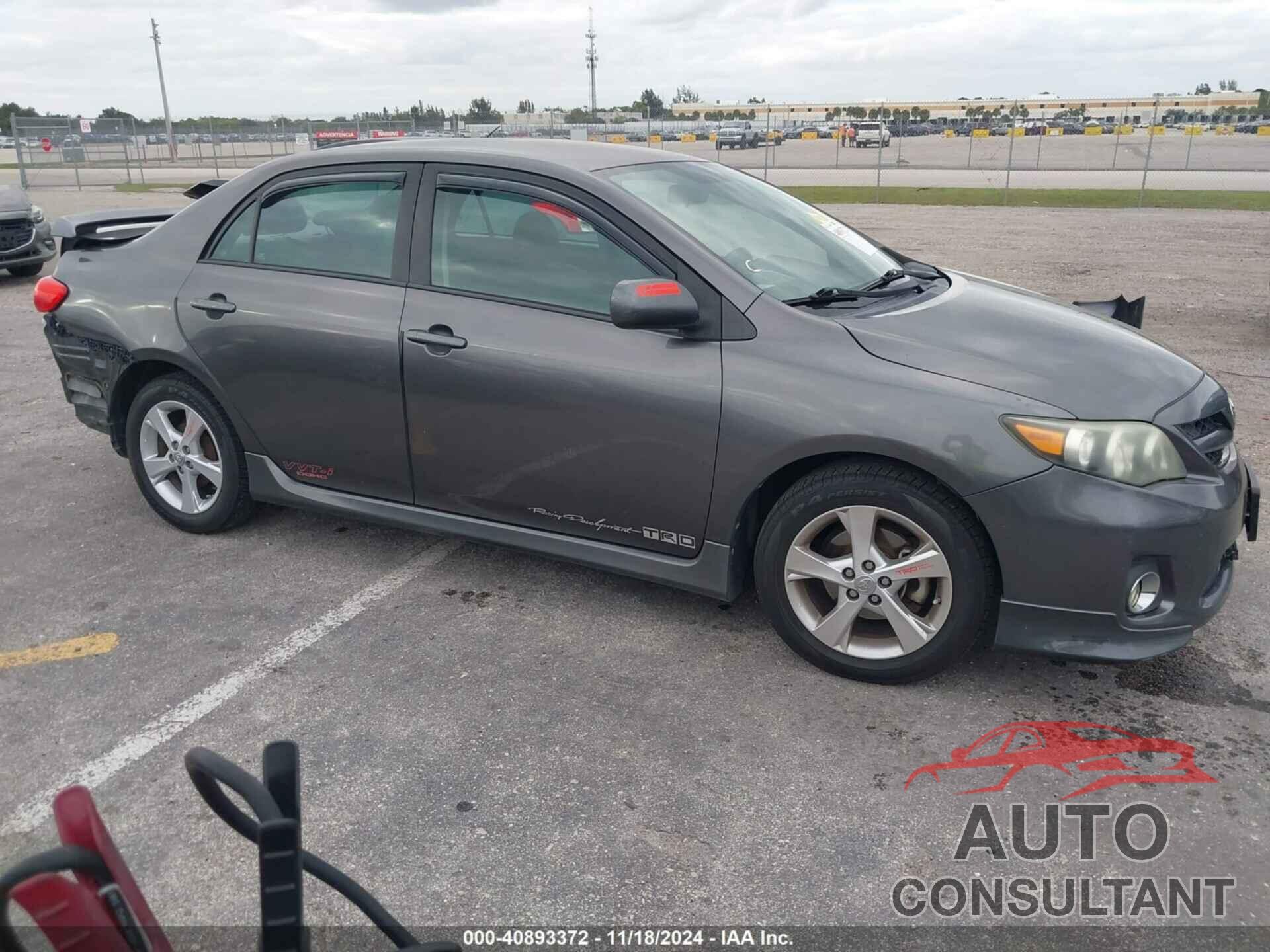 TOYOTA COROLLA 2013 - 5YFBU4EE0DP147200