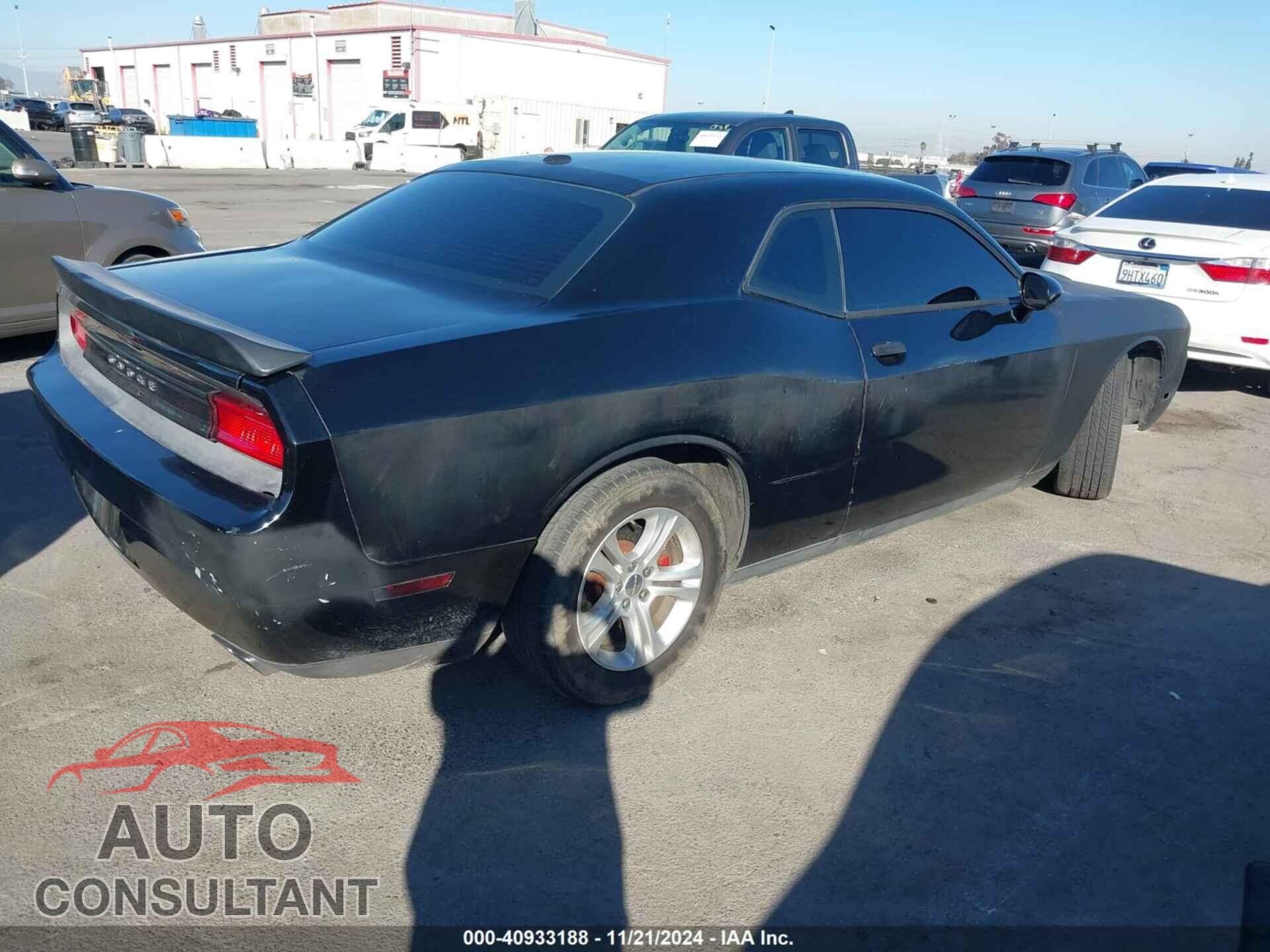 DODGE CHALLENGER 2012 - 2C3CDYAG1CH268829