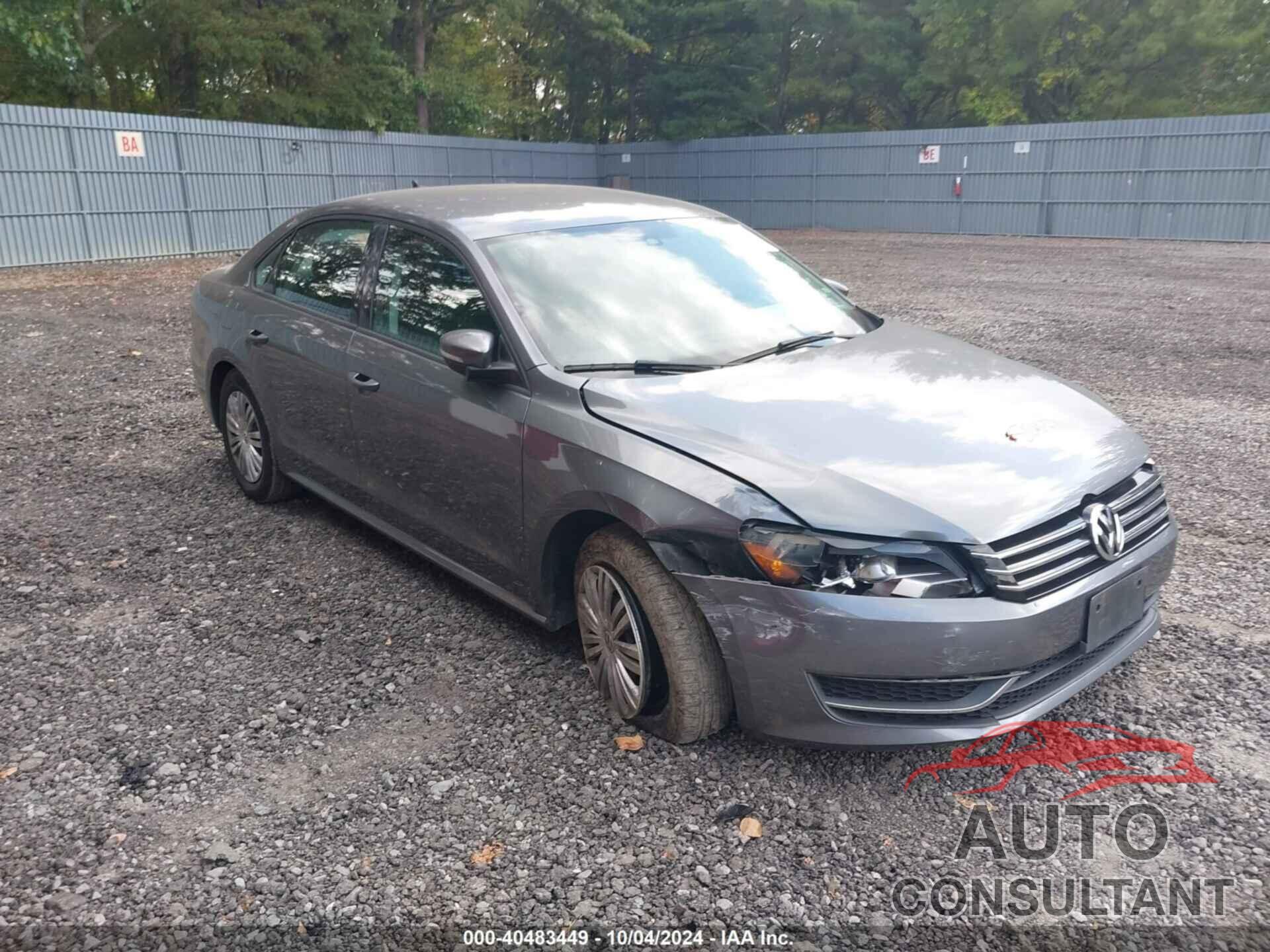 VOLKSWAGEN PASSAT 2015 - 1VWAT7A39FC094736