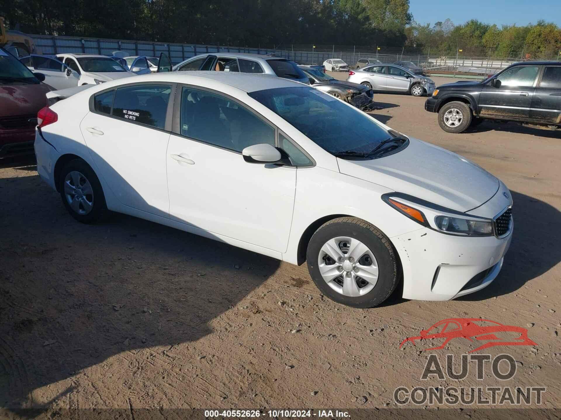KIA FORTE 2017 - 3KPFK4A77HE093769
