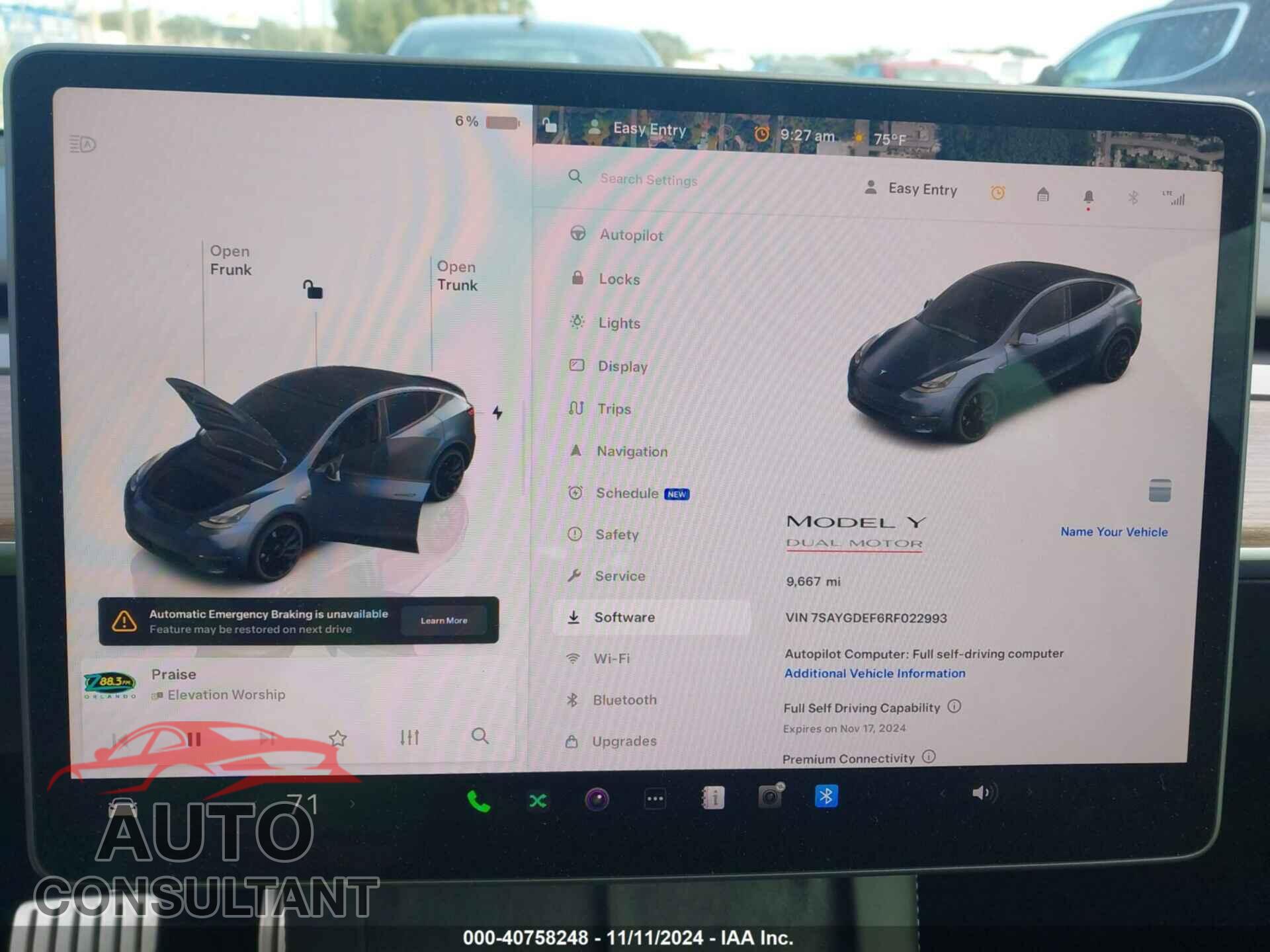 TESLA MODEL Y 2024 - 7SAYGDEF6RF022993