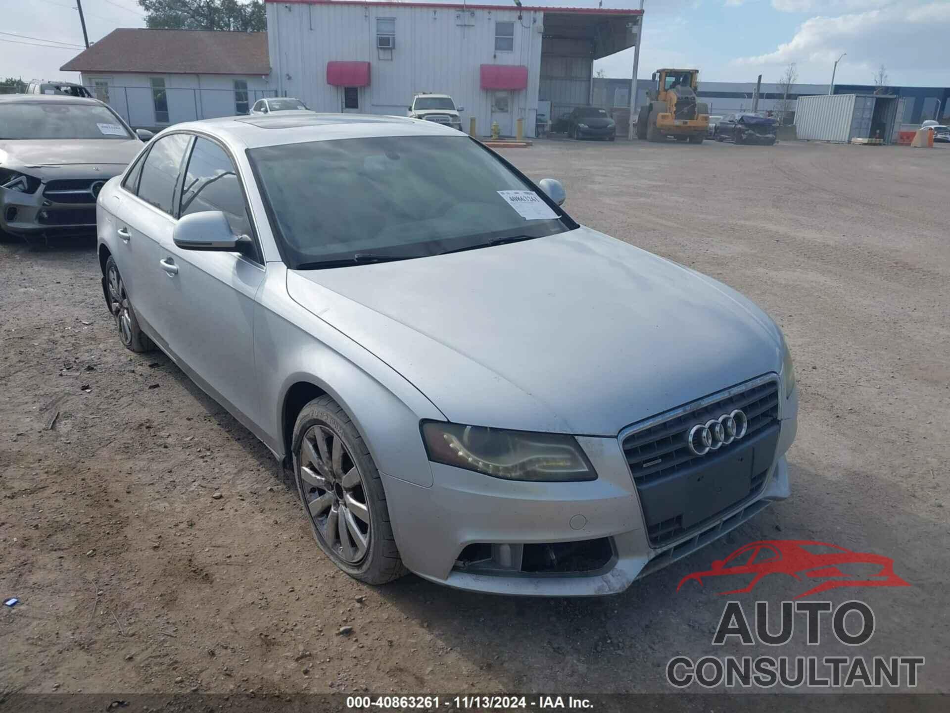 AUDI A4 2009 - WAUSF78K99N037437