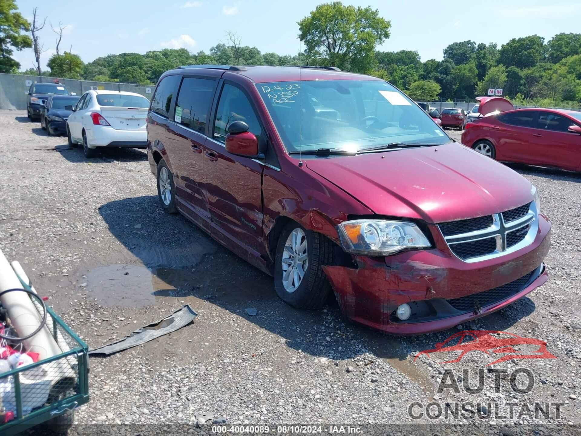 DODGE GRAND CARAVAN 2019 - 2C7WDGCG8KR566449