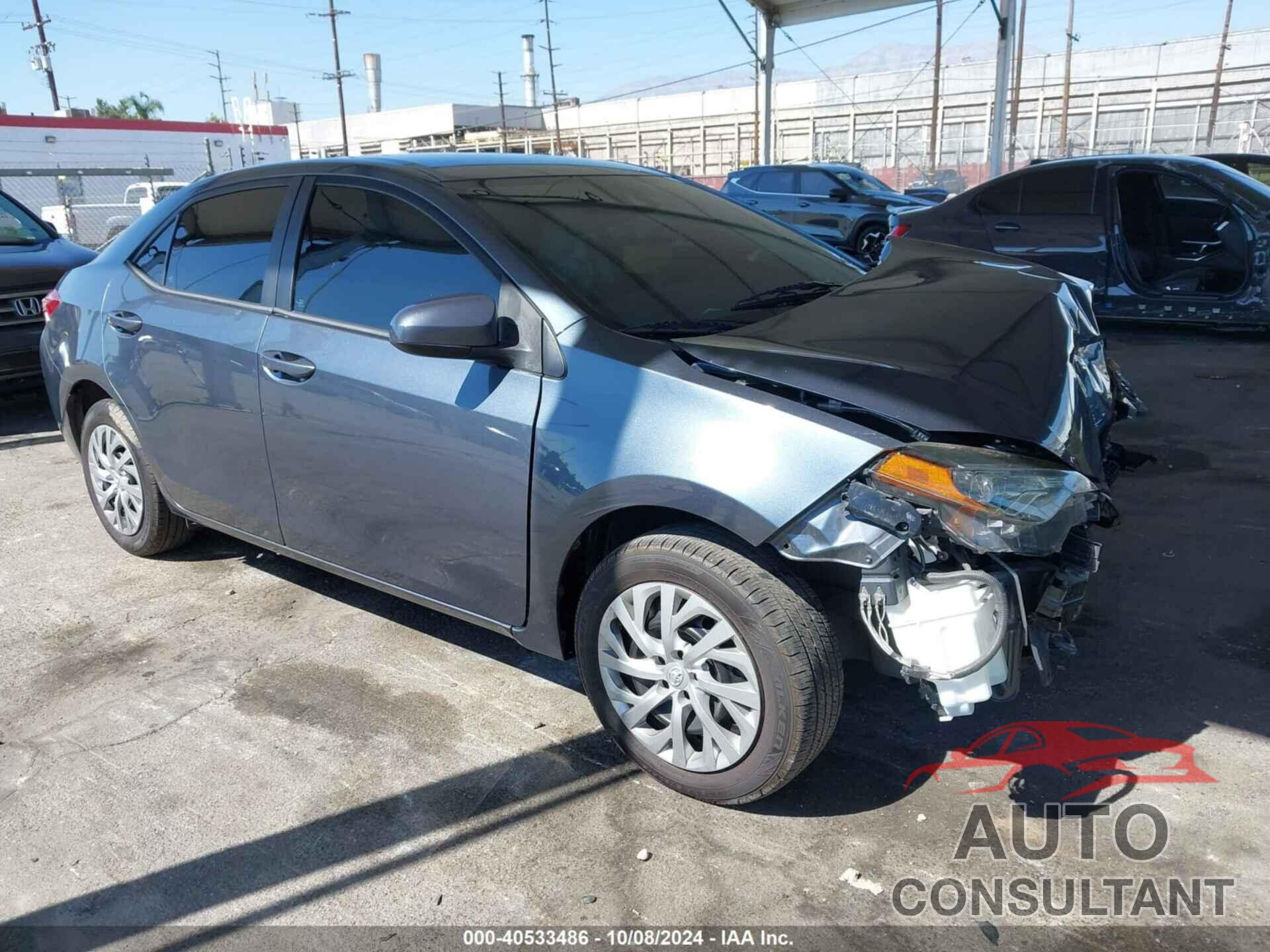 TOYOTA COROLLA 2019 - 2T1BURHE6KC246495
