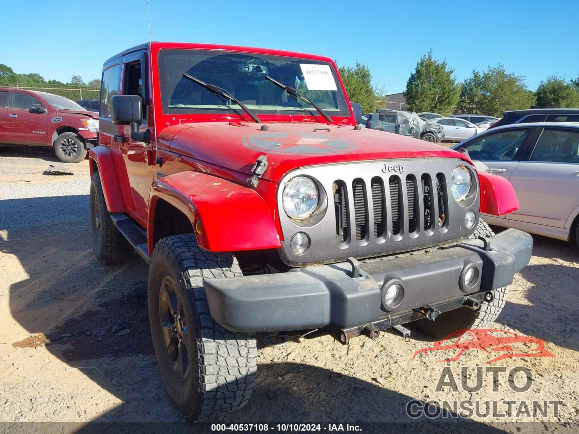 JEEP WRANGLER 2017 - 1C4AJWAG7HL566683