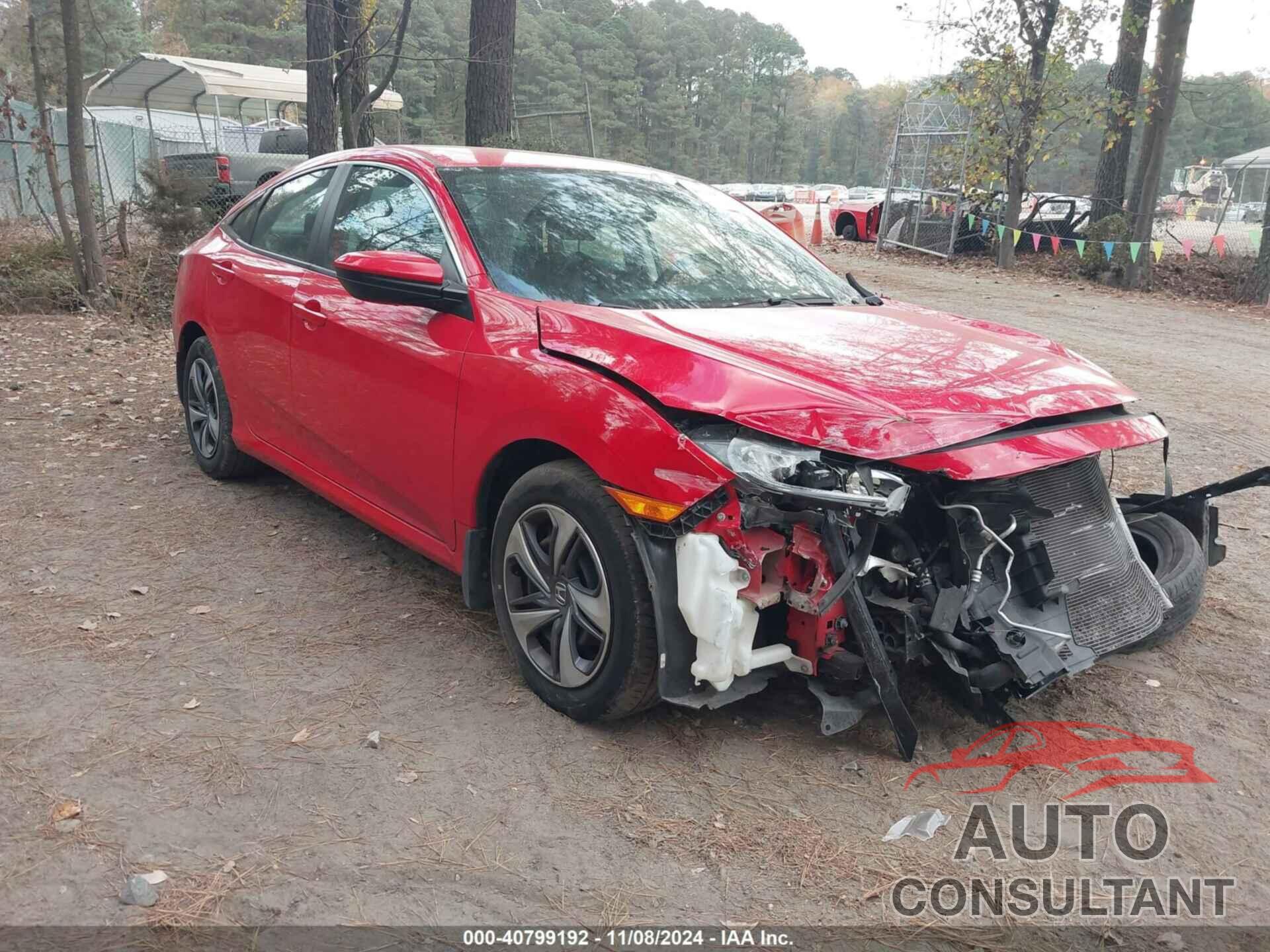 HONDA CIVIC 2019 - 2HGFC2F62KH562913