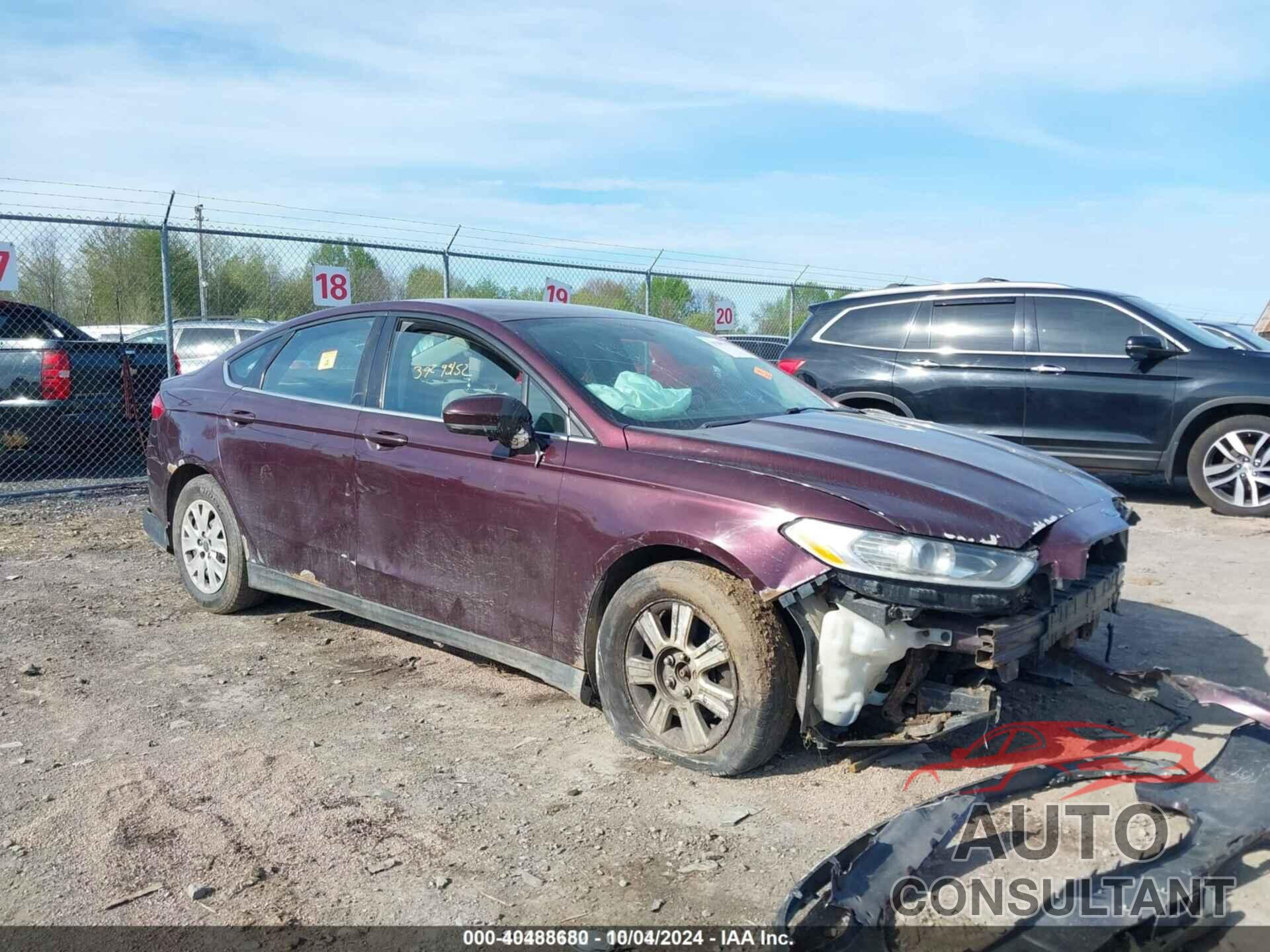 FORD FUSION 2013 - 3FA6P0G77DR232163