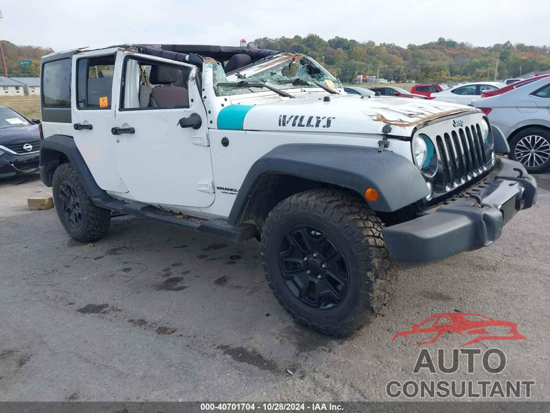 JEEP WRANGLER UNLIMITED 2014 - 1C4BJWDG1EL327271