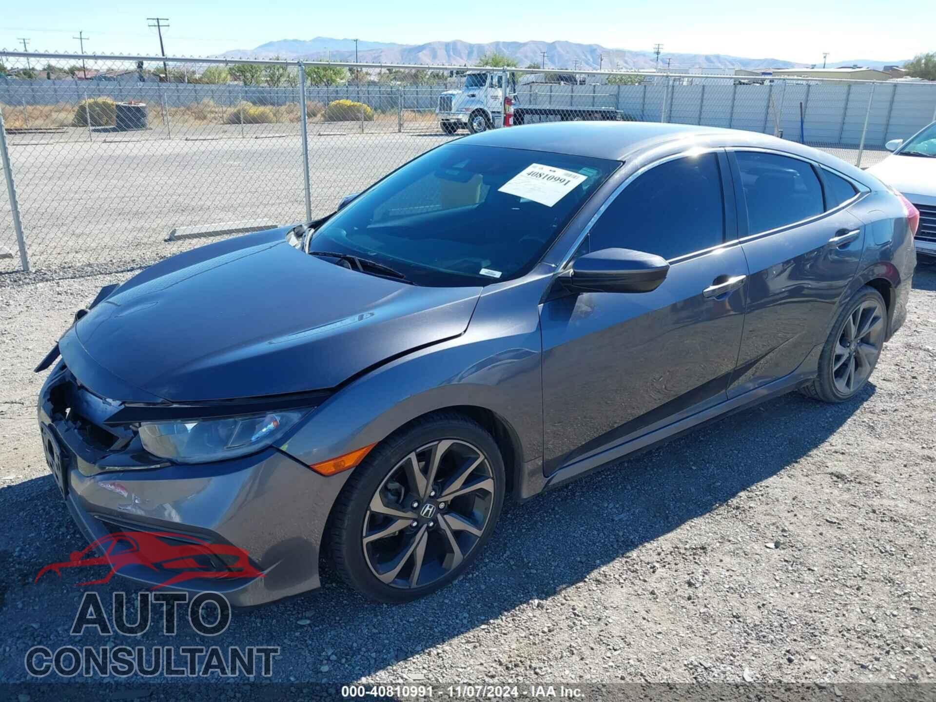 HONDA CIVIC 2019 - 2HGFC2F87KH584035