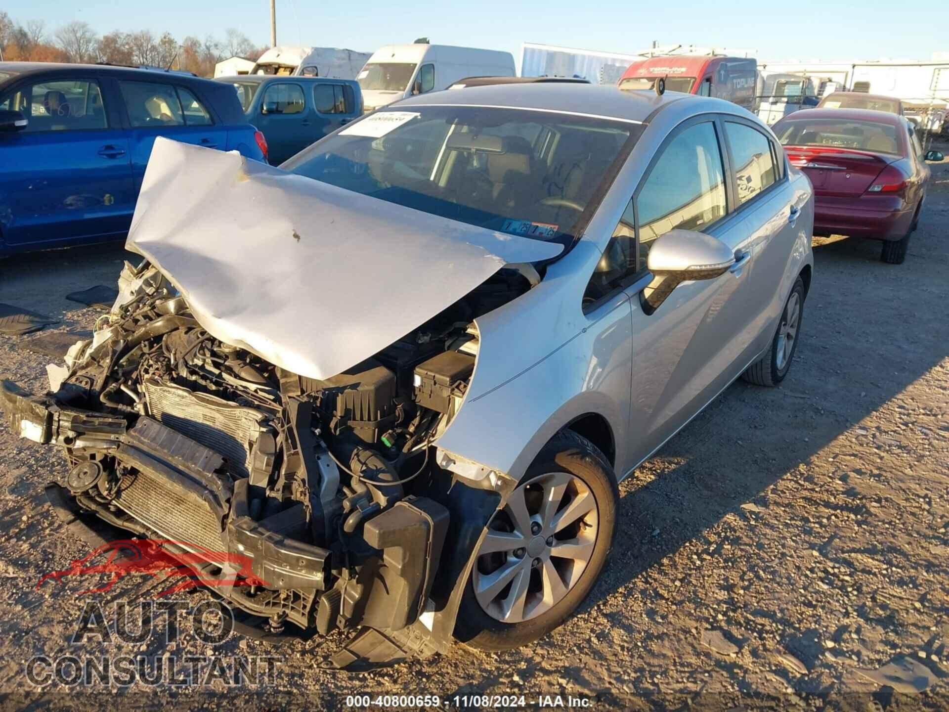 KIA RIO 2012 - KNADN4A35C6050622