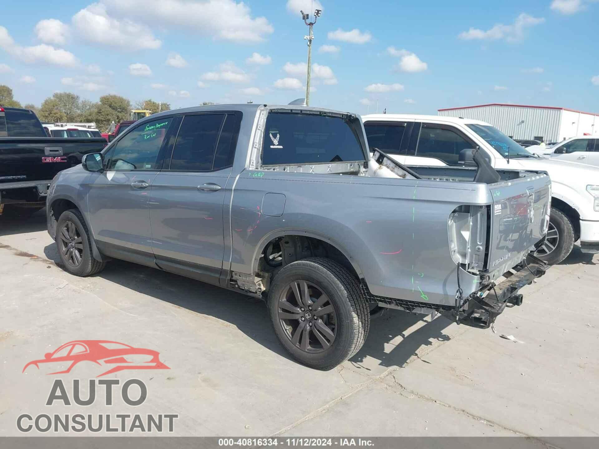 HONDA RIDGELINE 2020 - 5FPYK3F17LB021889