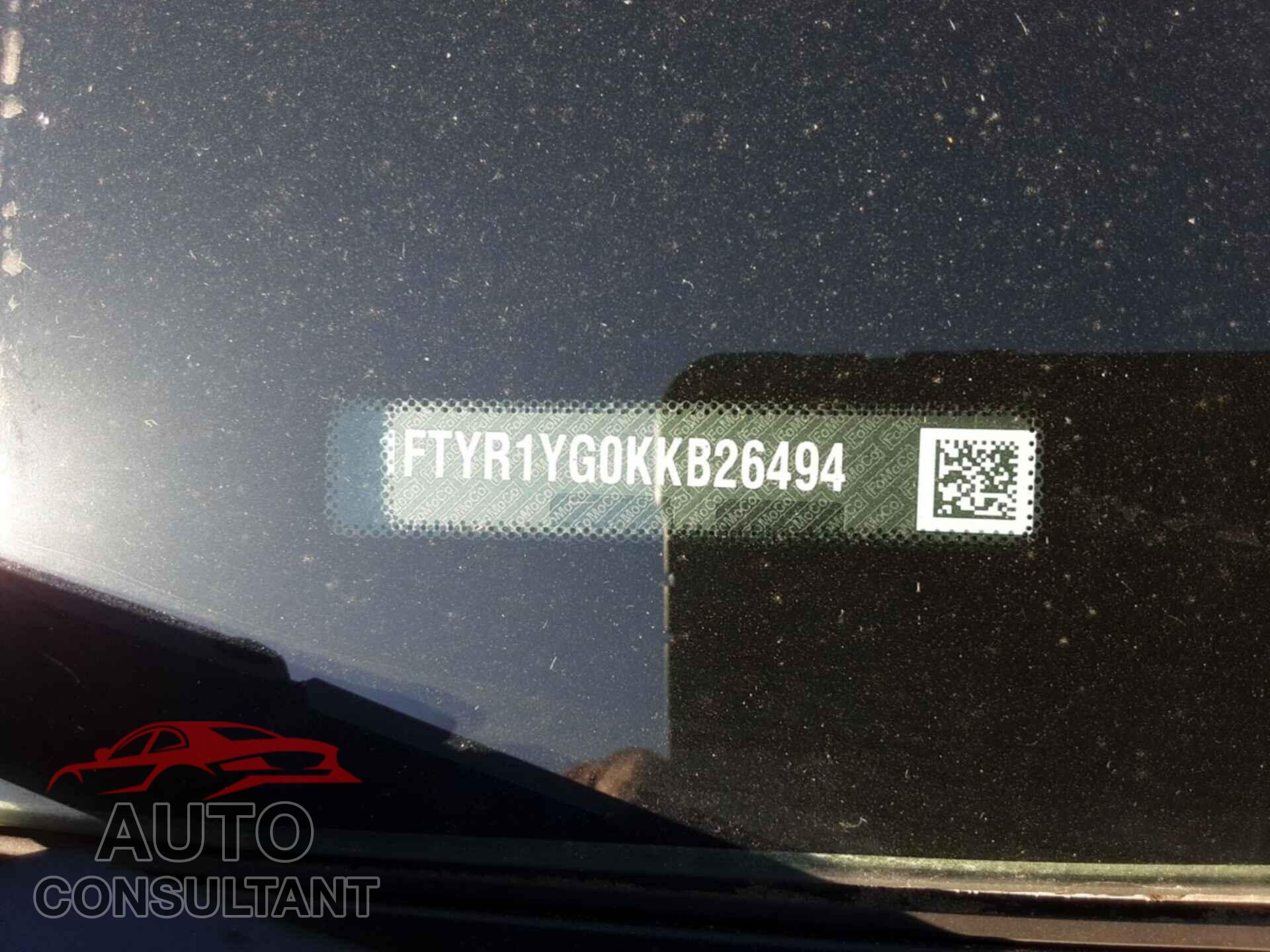 FORD TRANSIT-250 2019 - 1FTYR1YG0KKB26494