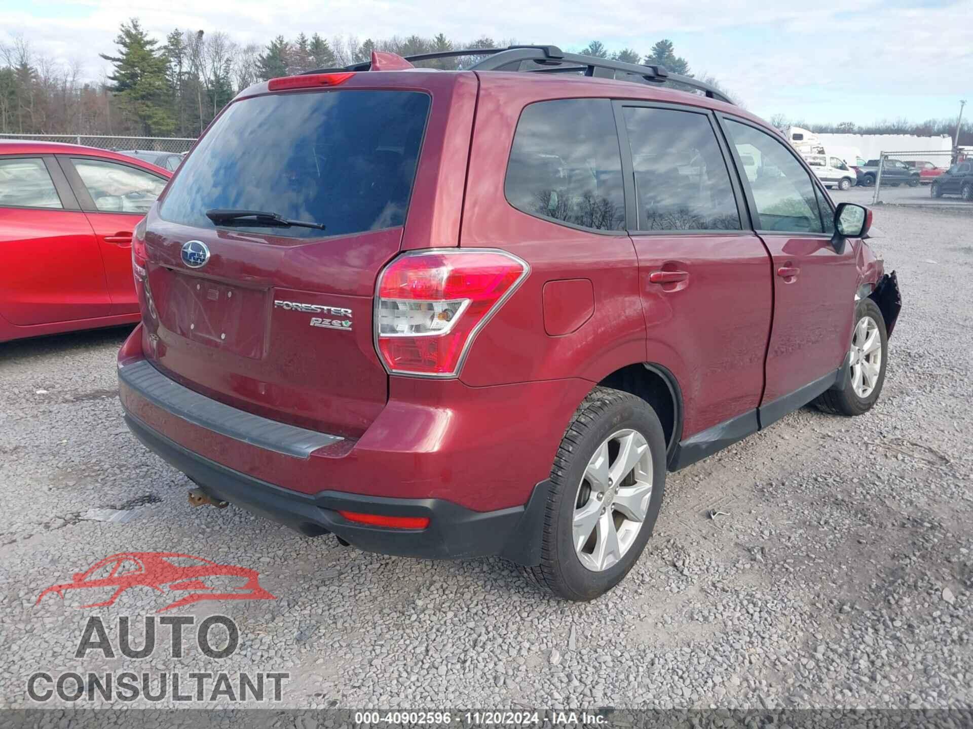 SUBARU FORESTER 2016 - JF2SJADC2GH568733