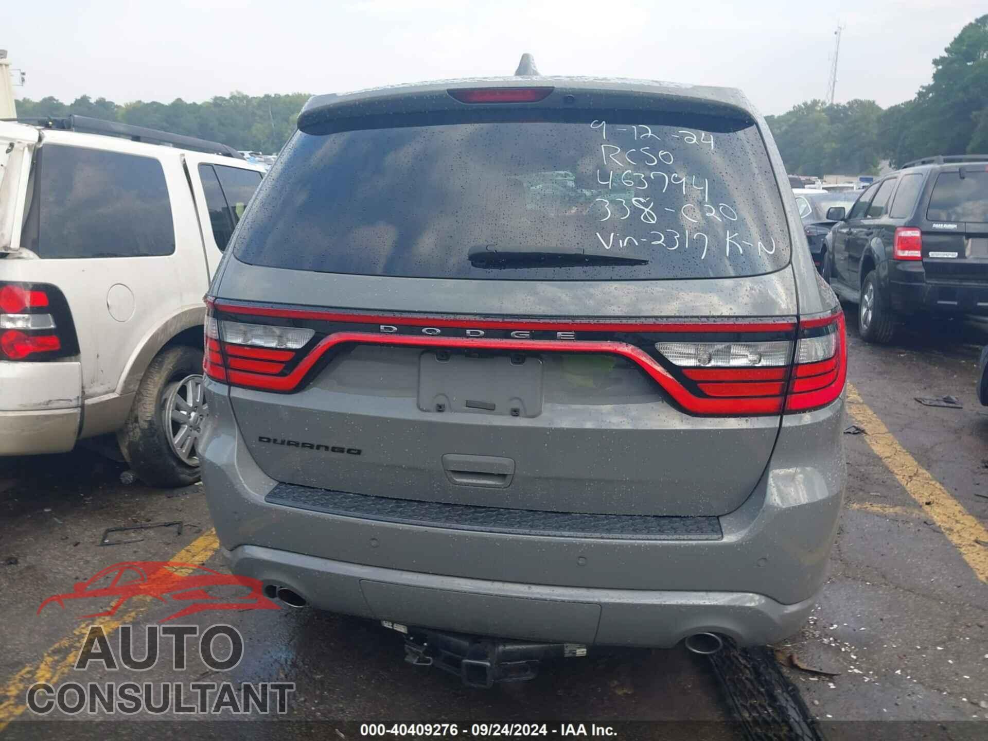 DODGE DURANGO 2019 - 1C4RDHAGXKC632317
