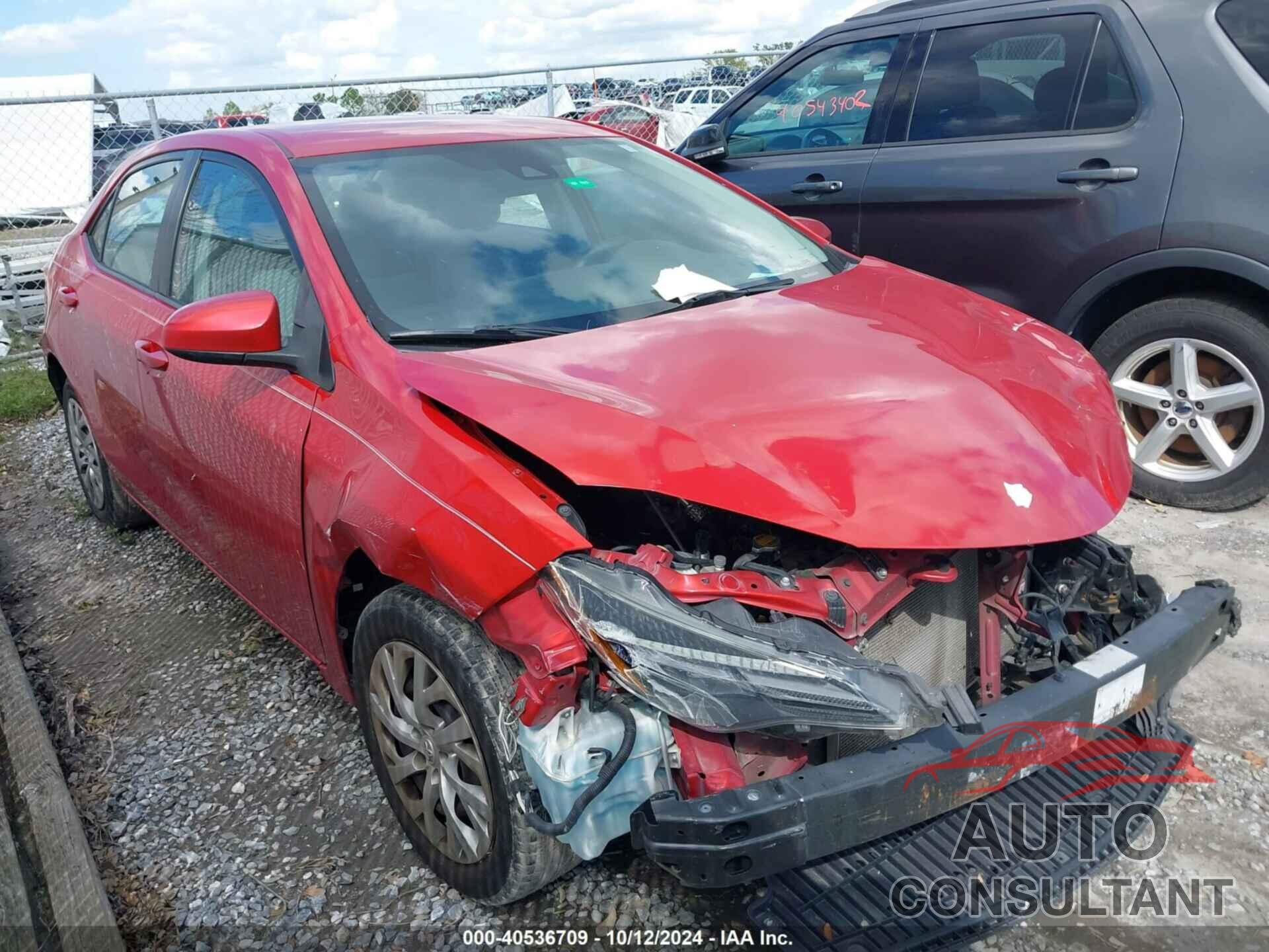 TOYOTA COROLLA 2017 - 2T1BURHE5HC798157
