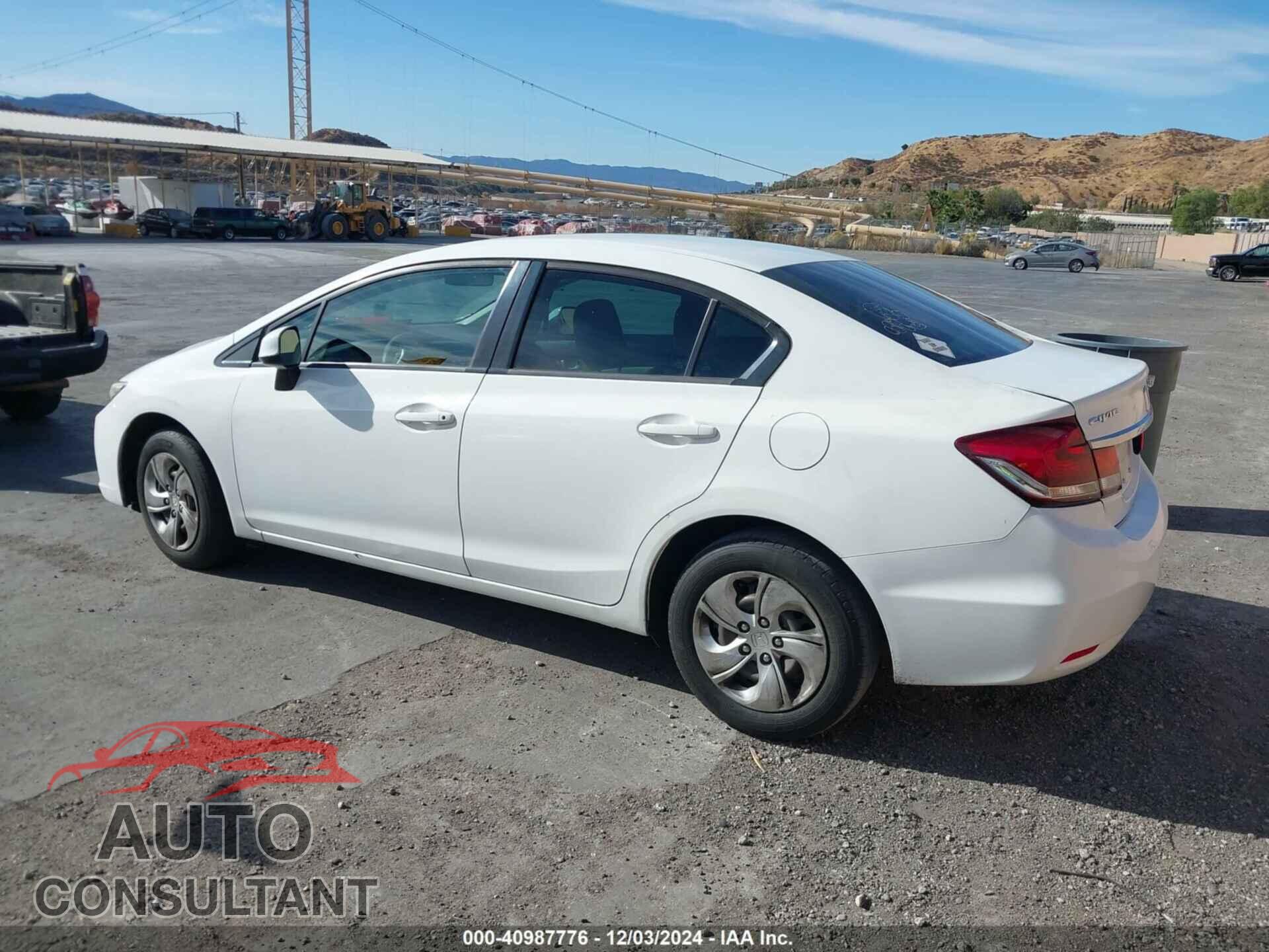 HONDA CIVIC 2013 - 19XFB2F54DE278030