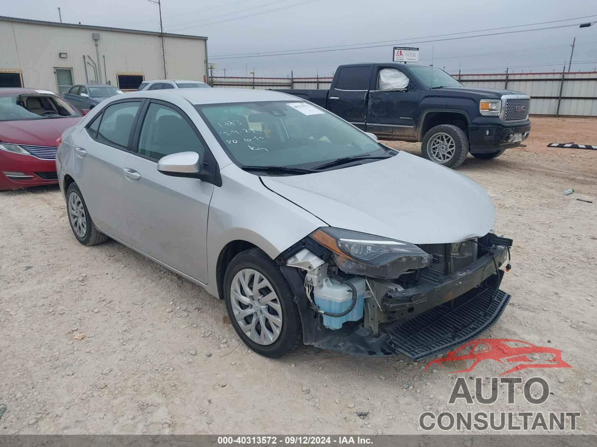 TOYOTA COROLLA 2017 - 5YFBURHE4HP681783