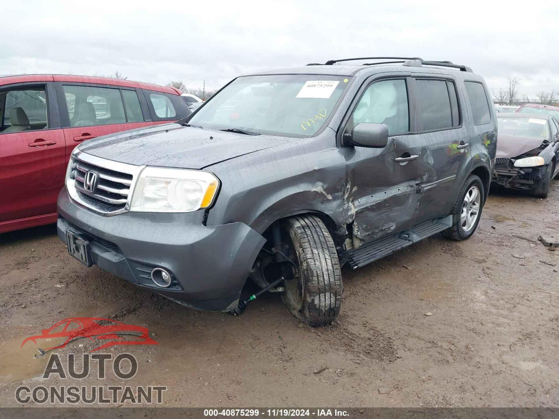 HONDA PILOT 2013 - 5FNYF4H52DB004177