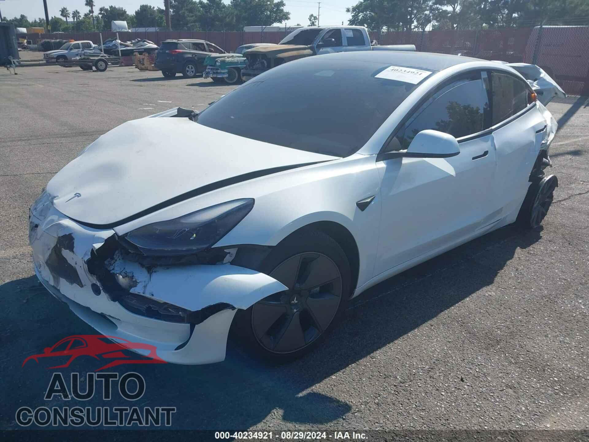 TESLA MODEL 3 2022 - 5YJ3E1EB6NF271510