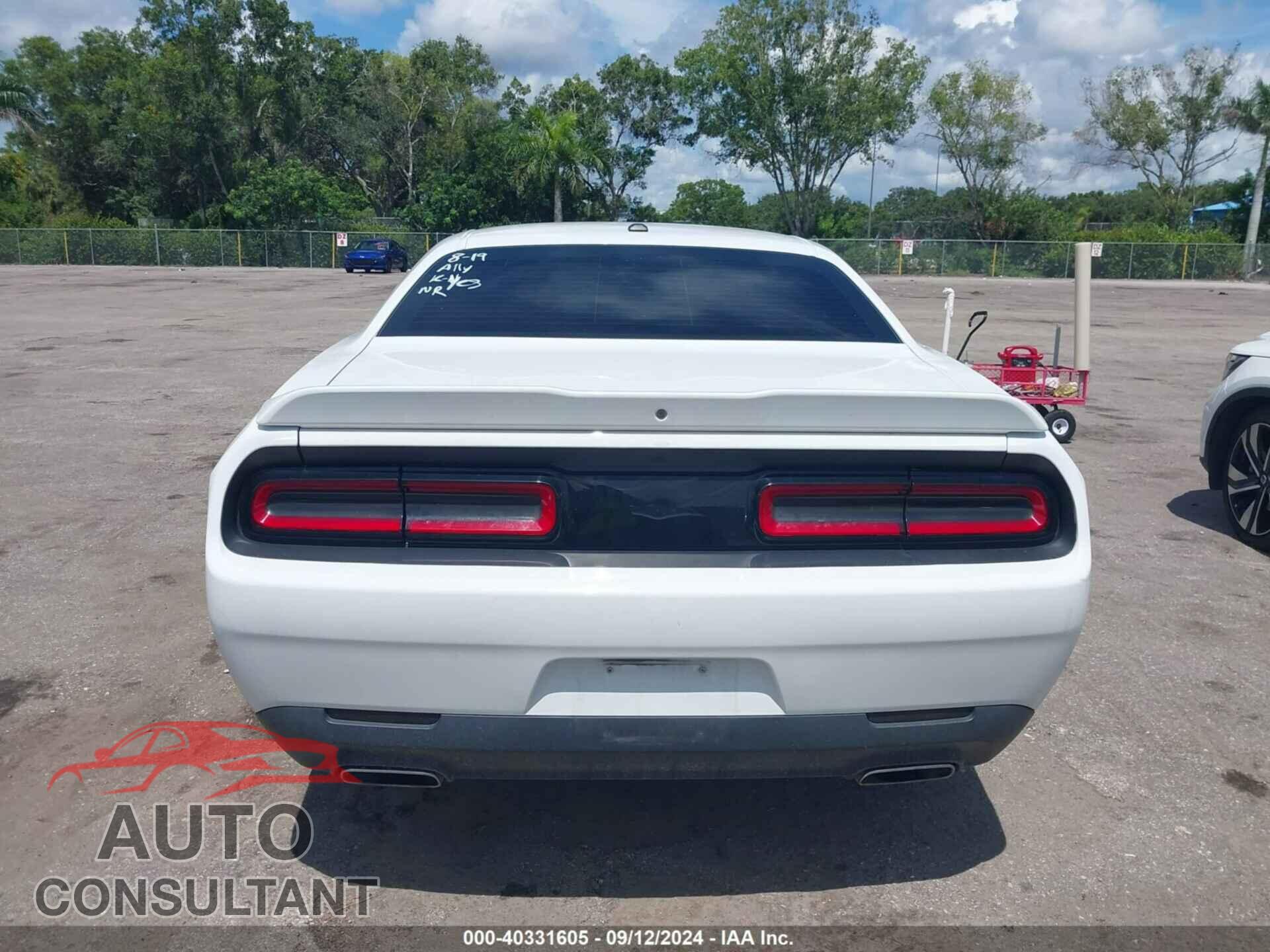 DODGE CHALLENGER 2019 - 2C3CDZAG1KH701649