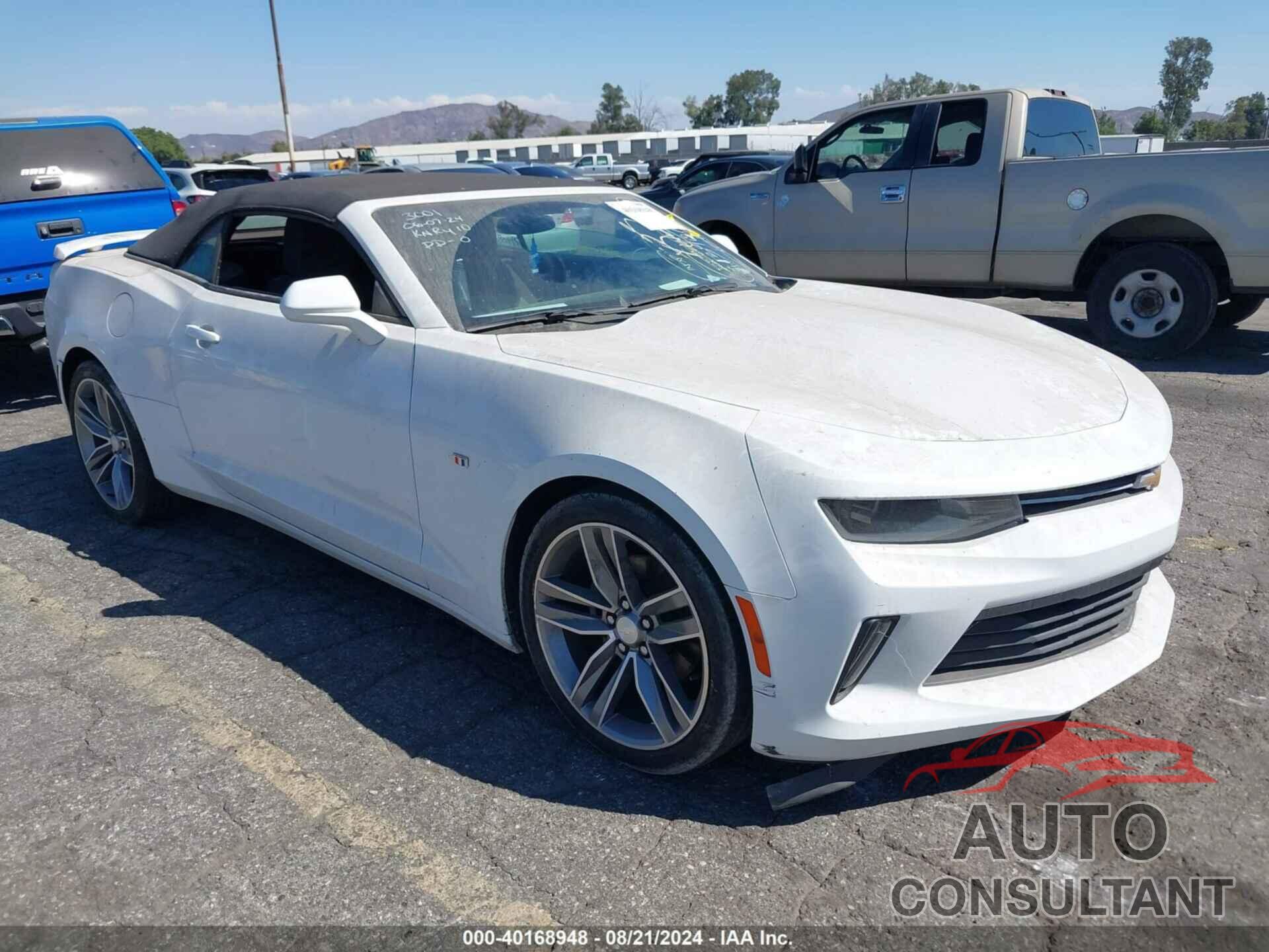 CHEVROLET CAMARO 2017 - 1G1FB3DX6H0139017