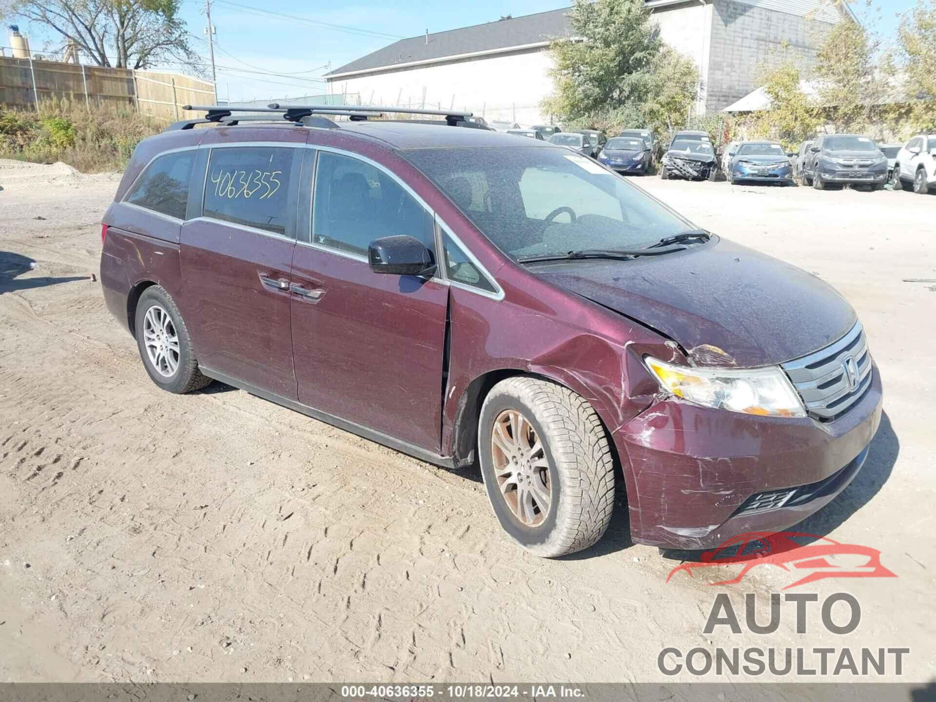 HONDA ODYSSEY 2011 - 5FNRL5H61BB043061