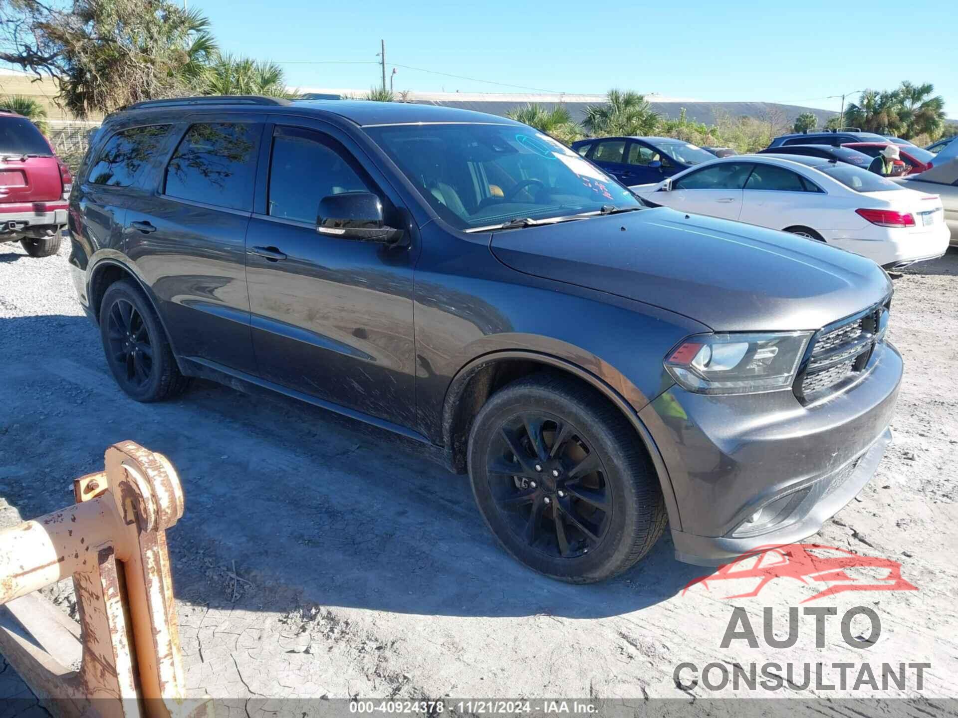 DODGE DURANGO 2017 - 1C4SDHCT3HC619087