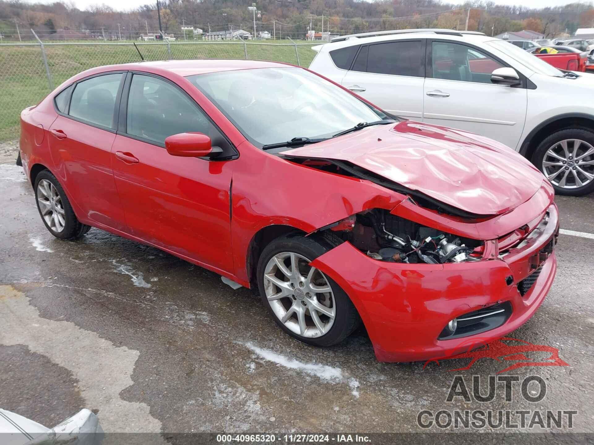 DODGE DART 2013 - 1C3CDFBA6DD105560