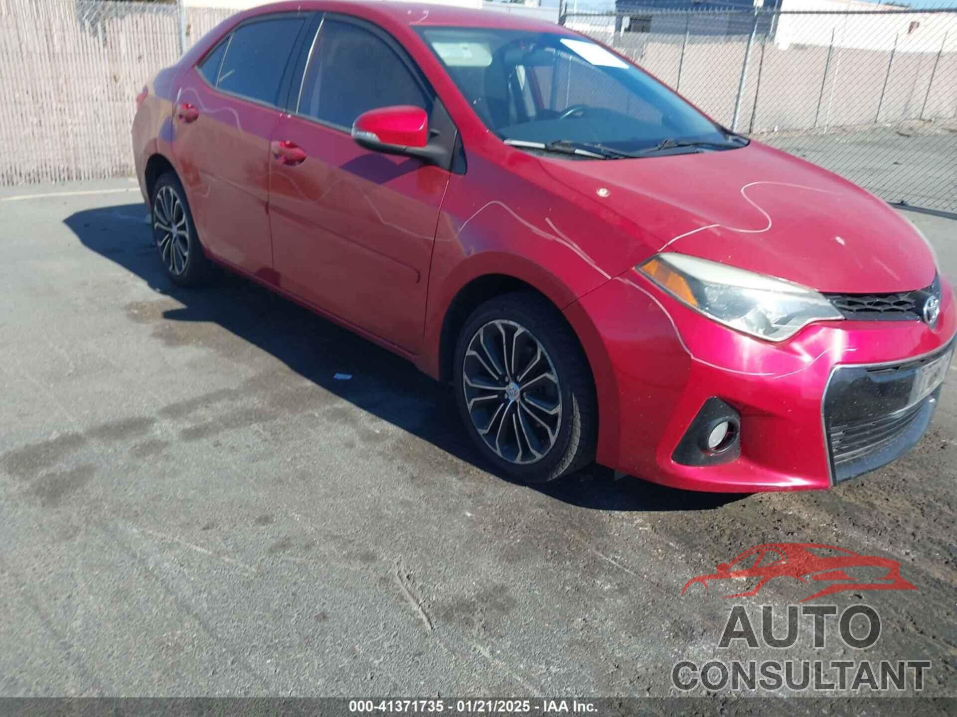 TOYOTA COROLLA 2015 - 5YFBURHE1FP325885