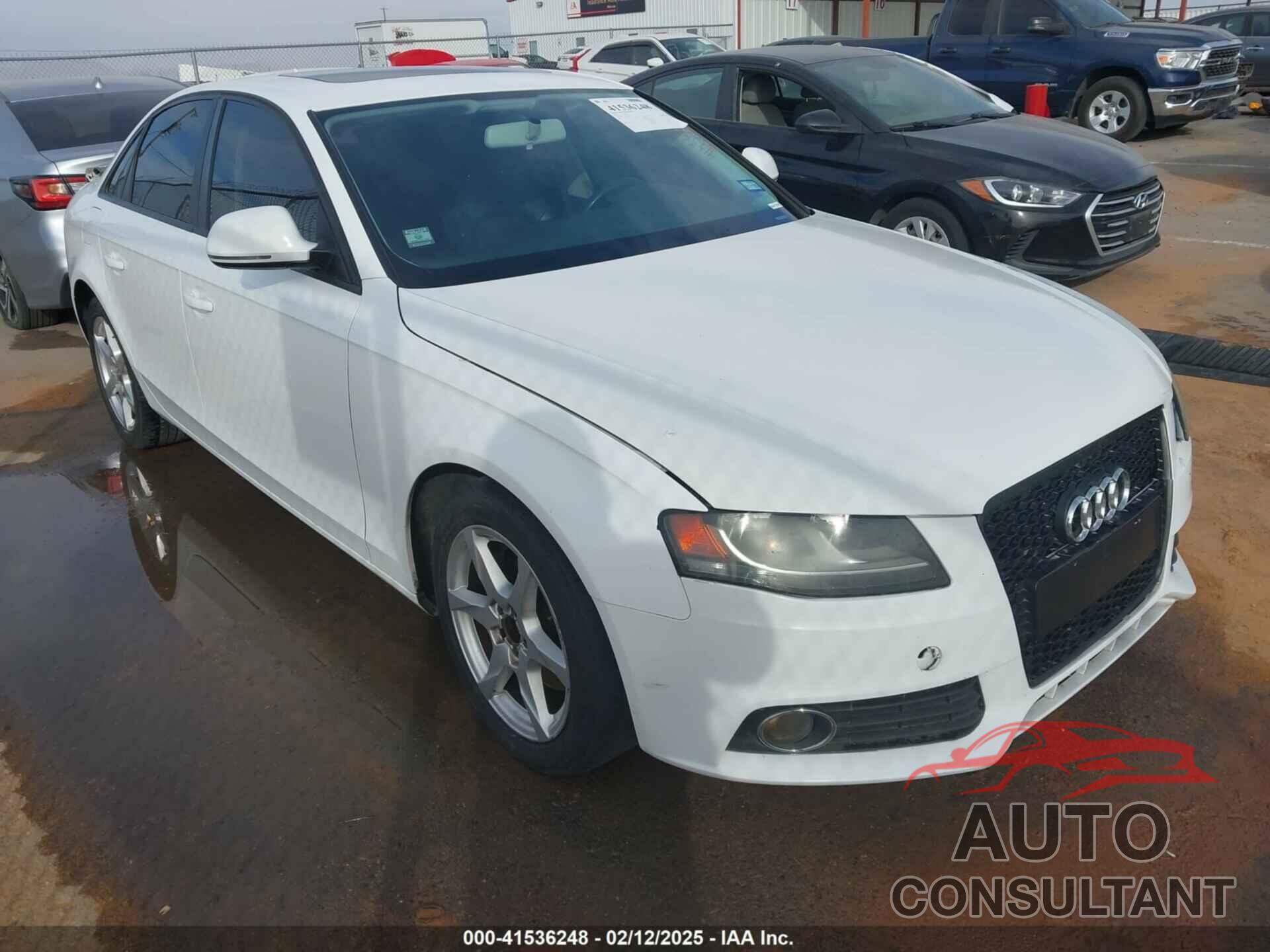 AUDI A4 2009 - WAUJF78K49N046512