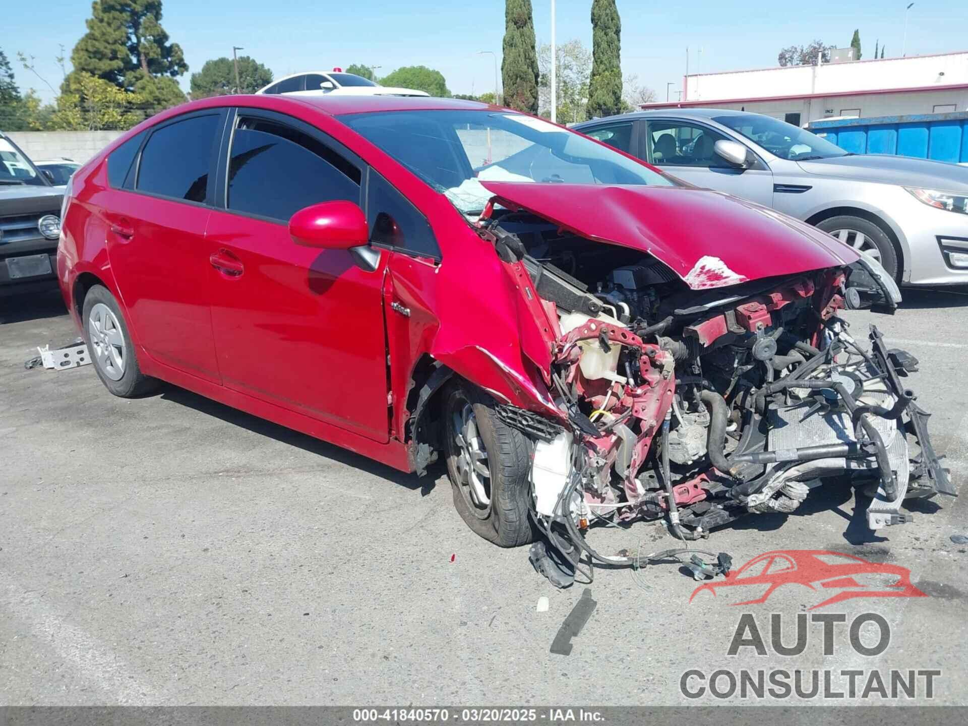 TOYOTA PRIUS 2010 - JTDKN3DU0A0020971
