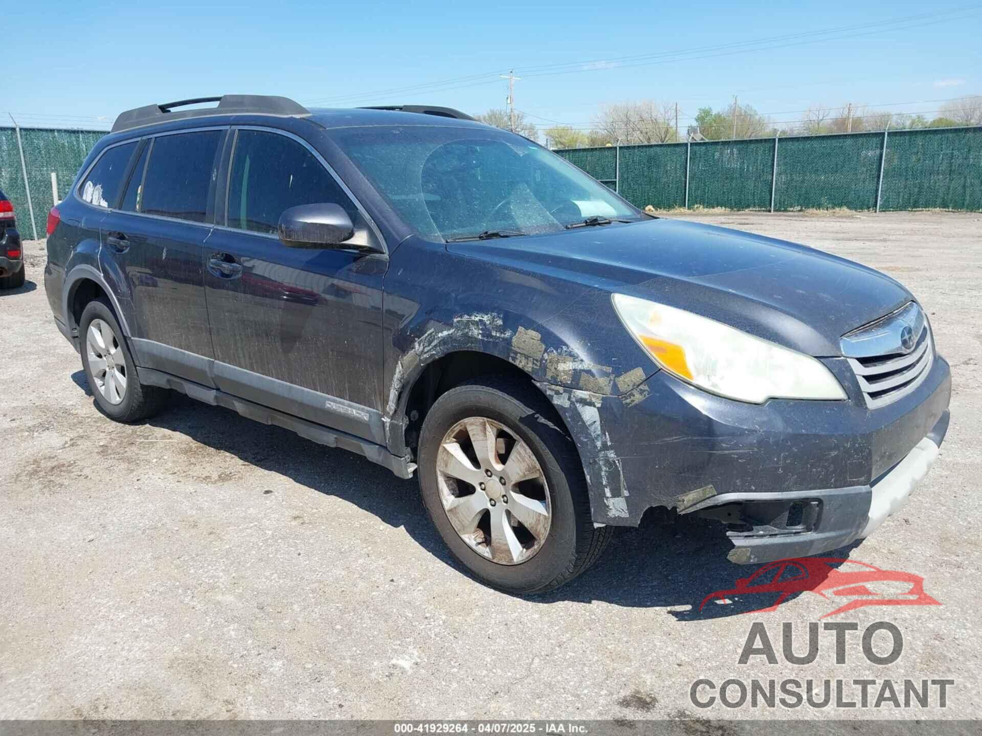 SUBARU OUTBACK 2010 - 4S4BRBKC1A3343025