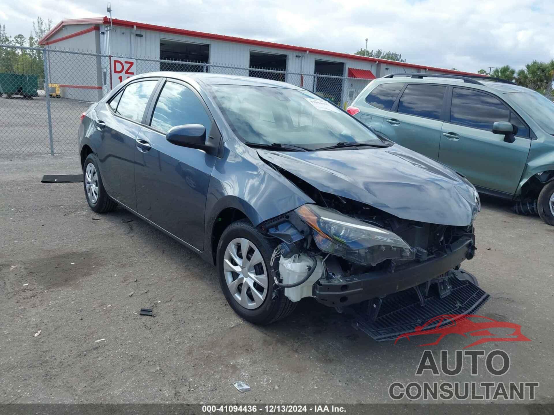 TOYOTA COROLLA 2019 - 2T1BURHE6KC127457