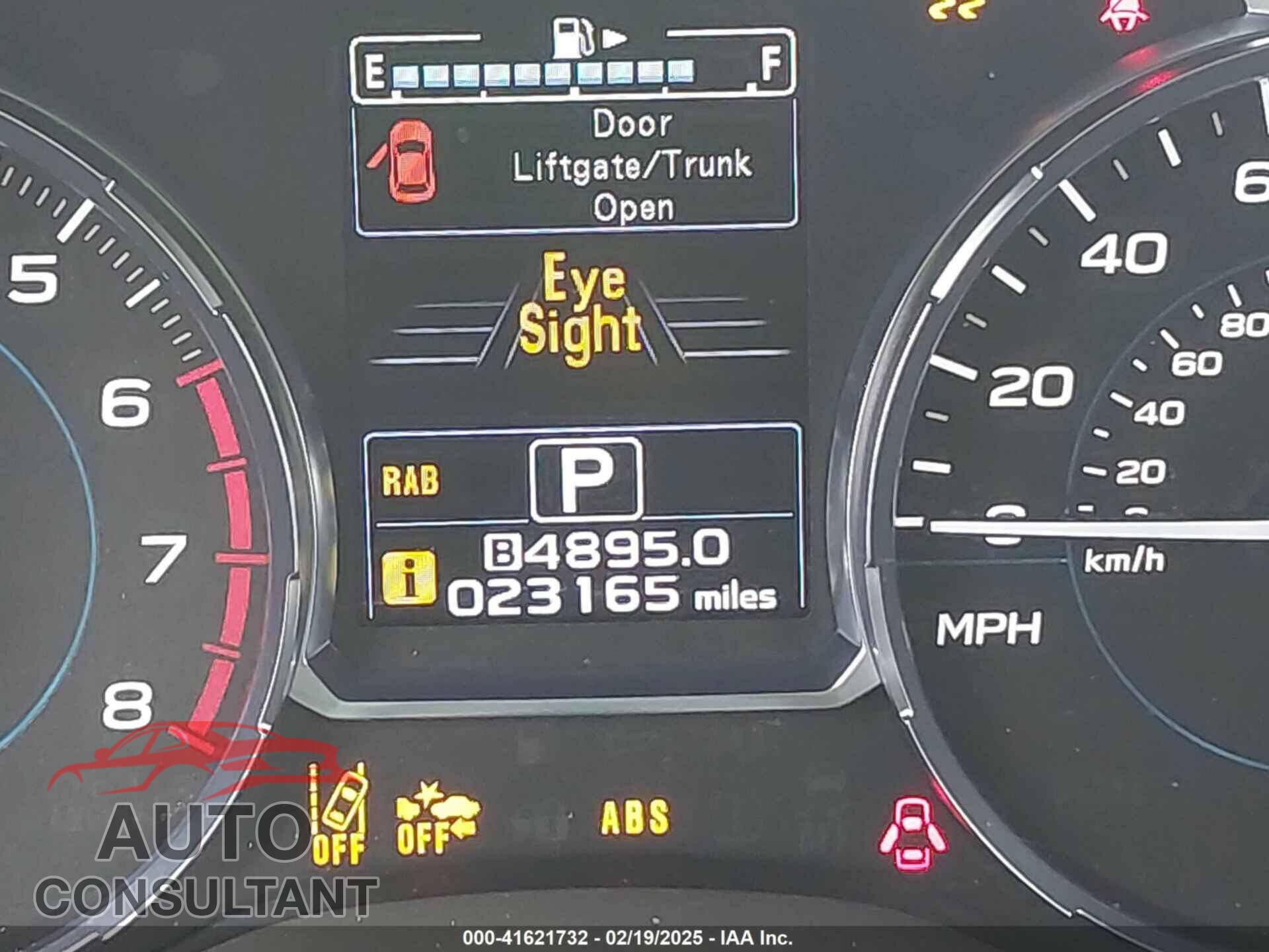 SUBARU FORESTER 2017 - JF2SJARC8HH575809