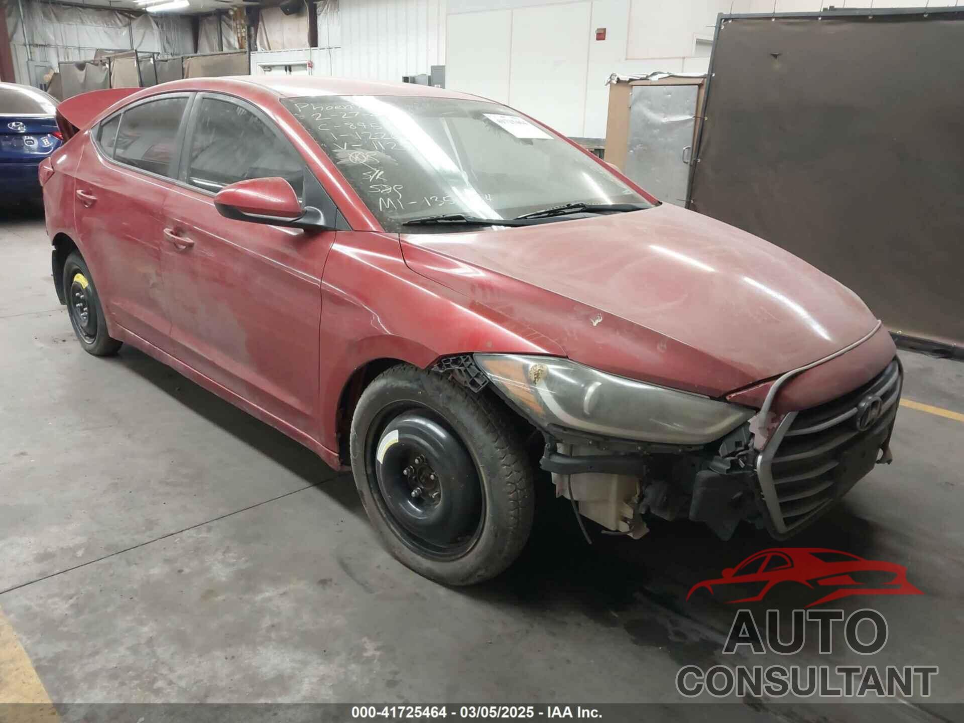 HYUNDAI ELANTRA 2017 - 5NPD74LF1HH112826