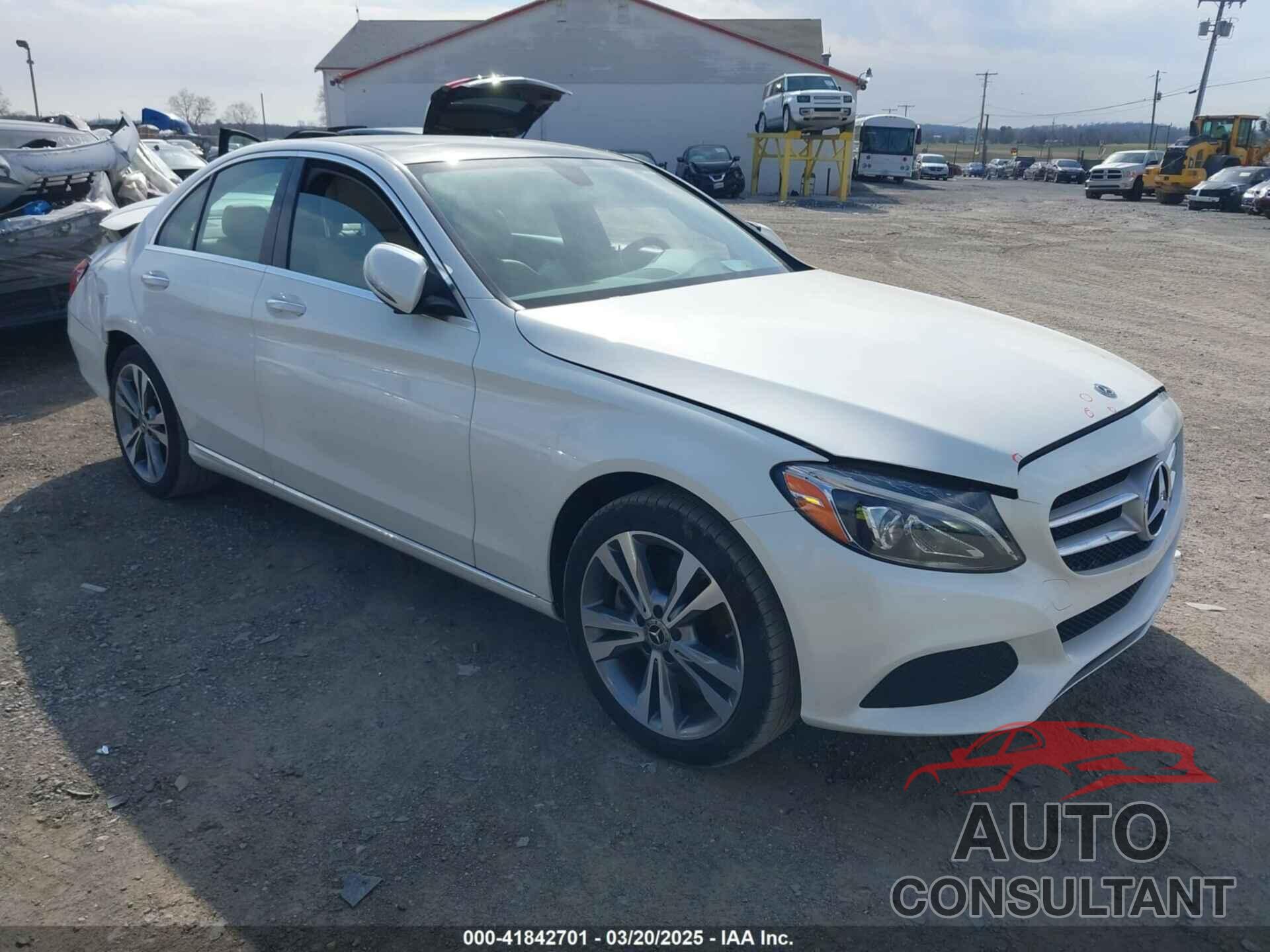 MERCEDES-BENZ C 300 2018 - WDDWF4KBXJR345778