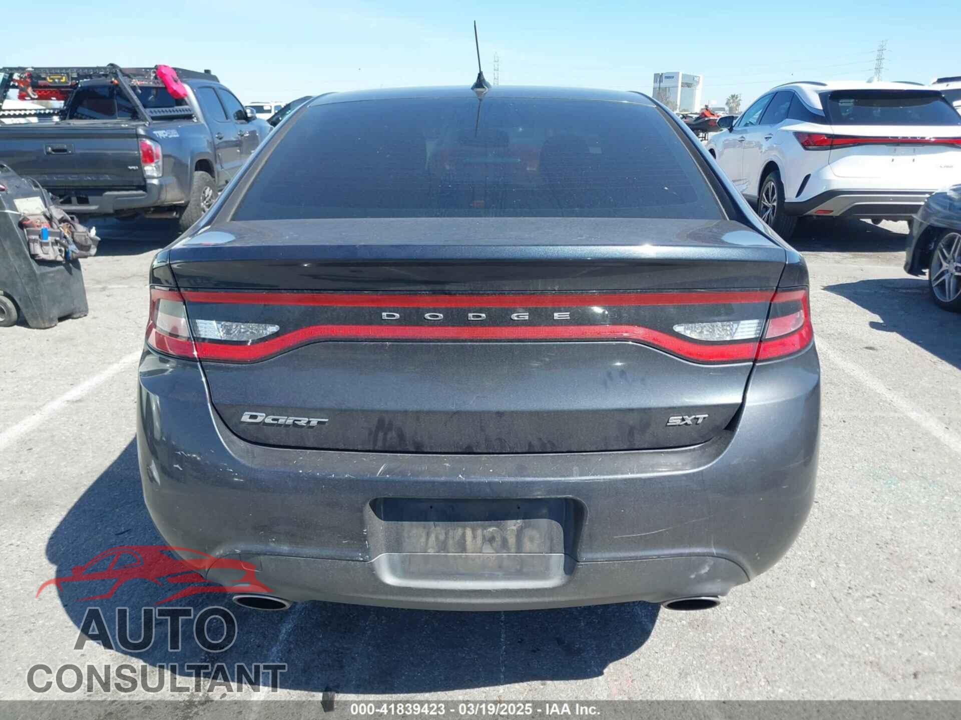 DODGE DART 2013 - 1C3CDFBA3DD309376