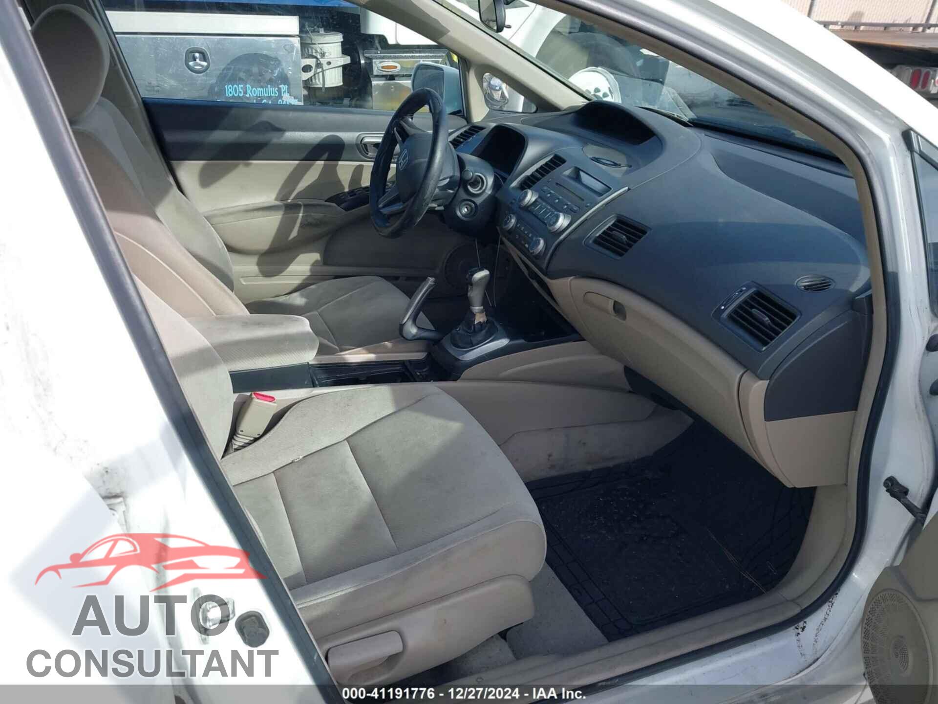 HONDA CIVIC 2010 - 19XFA1E5XAE007774
