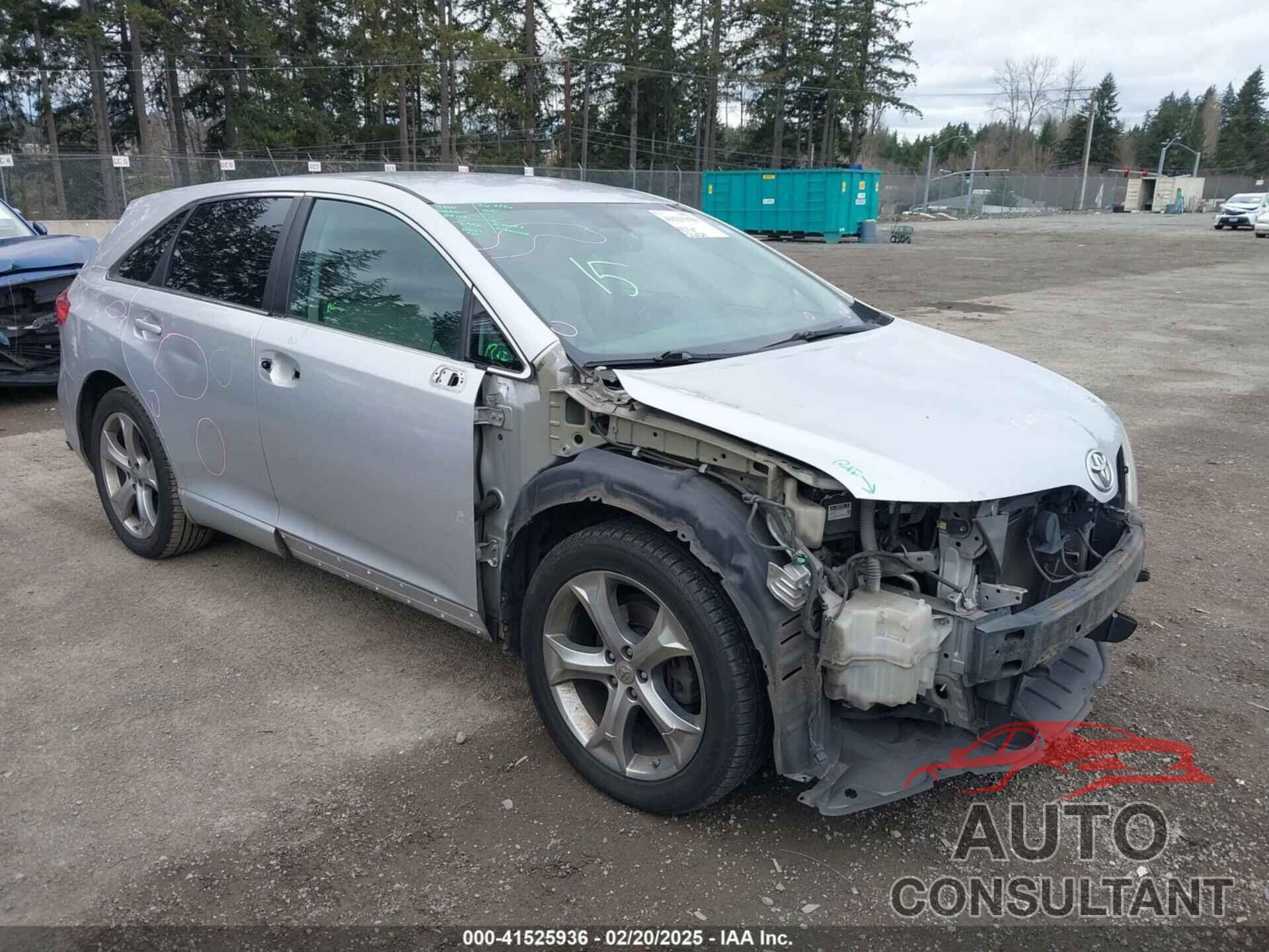 TOYOTA VENZA 2009 - 4T3ZK11A29U006955