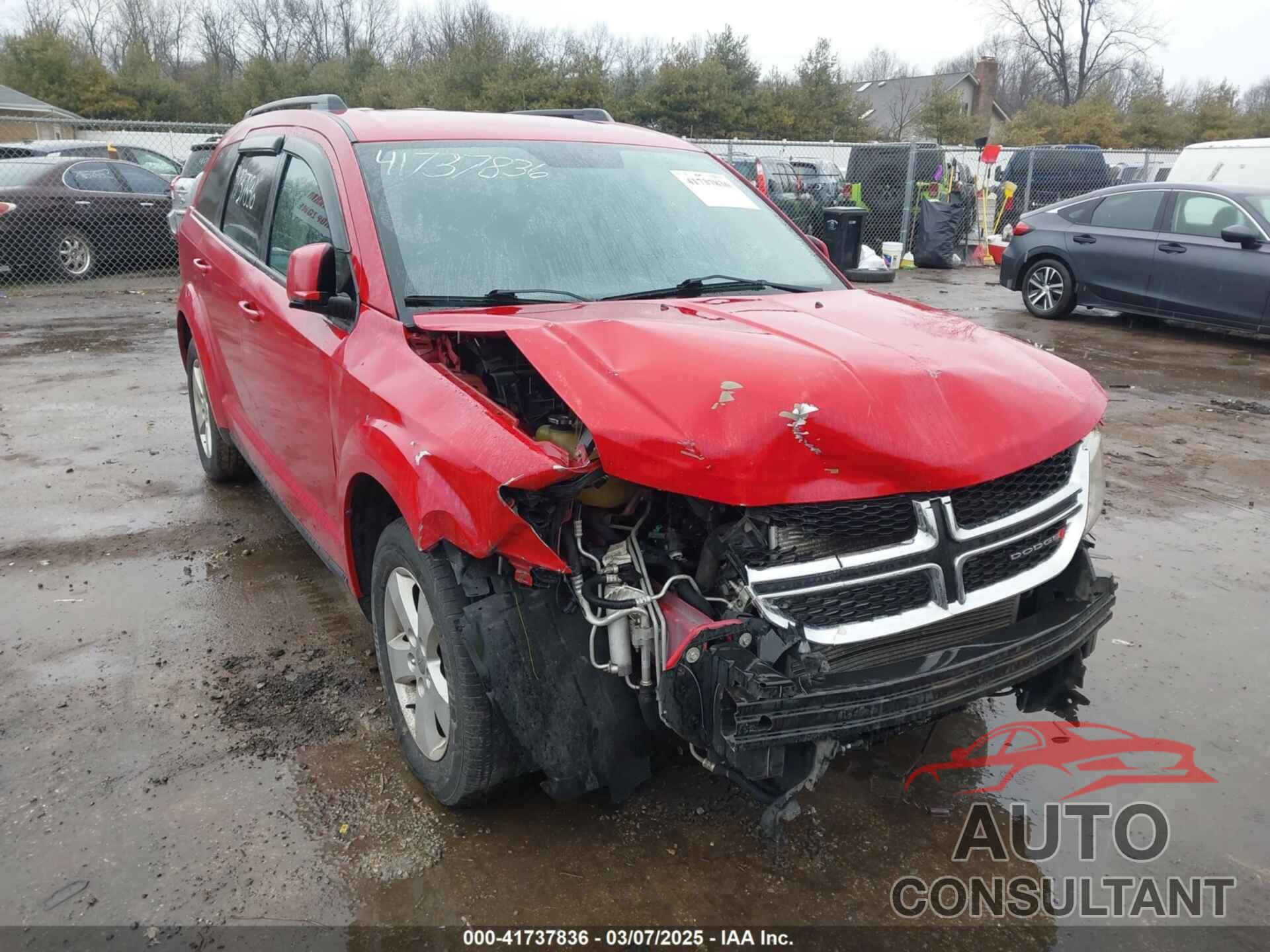 DODGE JOURNEY 2012 - 3C4PDCBG1CT368595