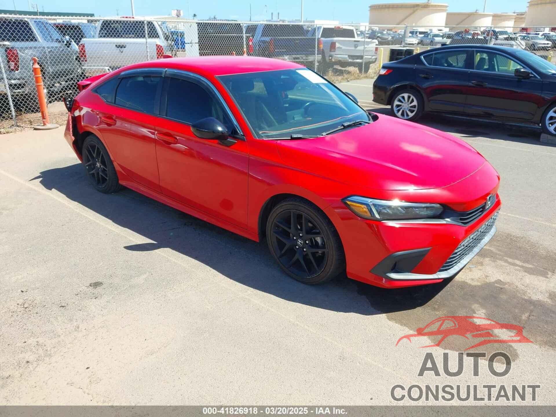HONDA CIVIC 2022 - 2HGFE2F51NH501235