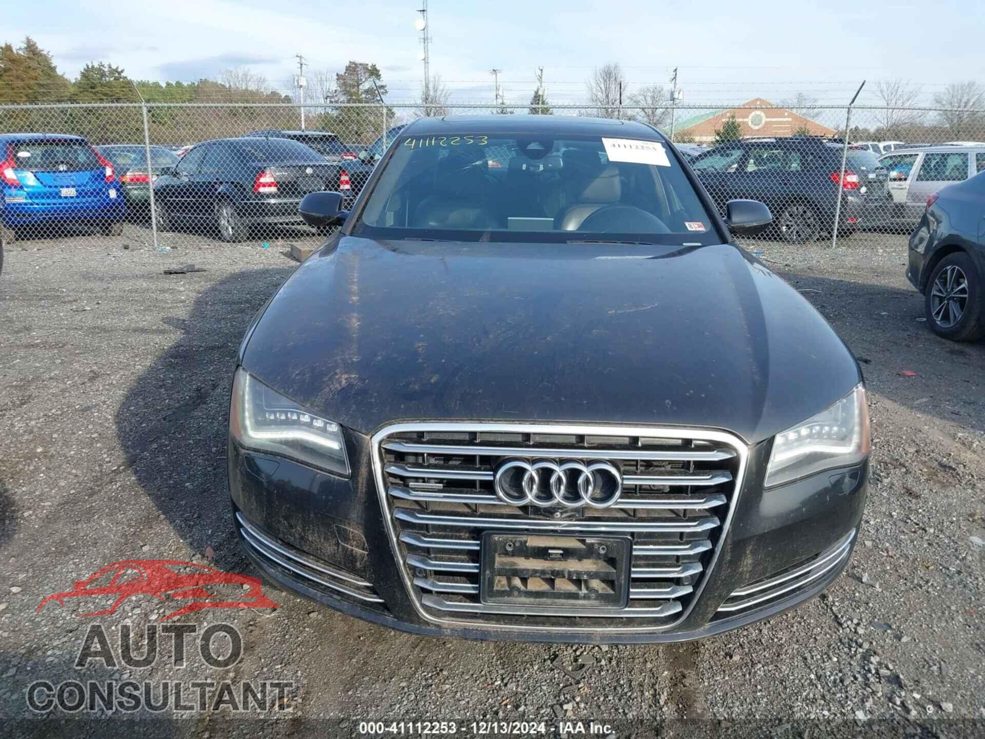 AUDI A8 2013 - WAUA2AFD9DN030358