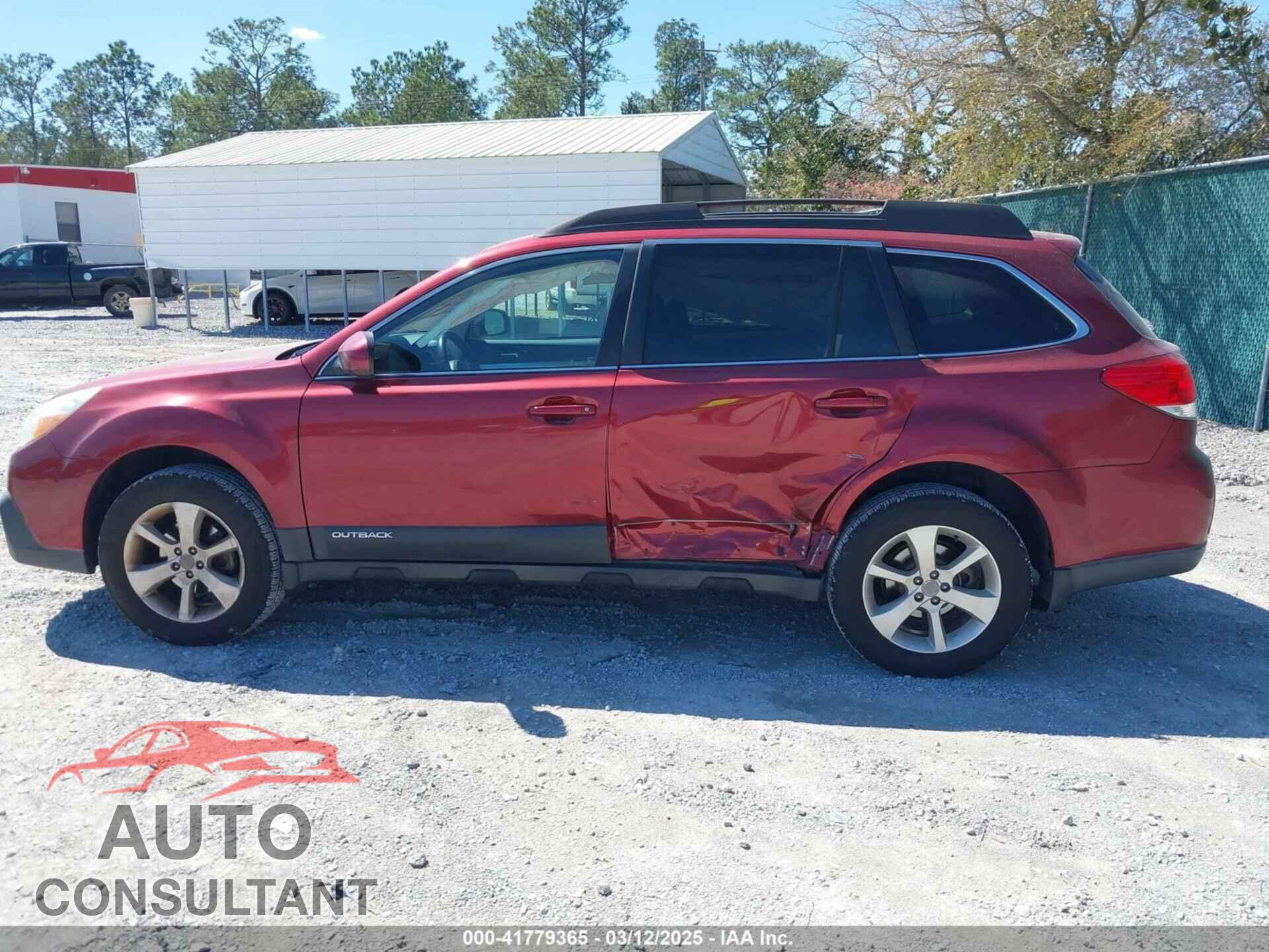 SUBARU OUTBACK 2014 - 4S4BRBCC4E3248768