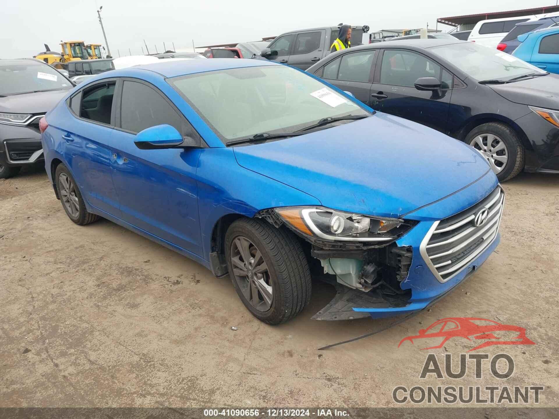 HYUNDAI ELANTRA 2017 - KMHD84LF1HU371850
