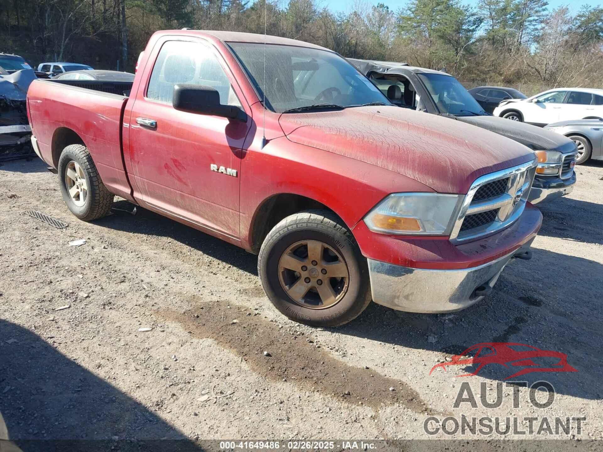 DODGE RAM 1500 2010 - 3D7JB1EPXAG149528