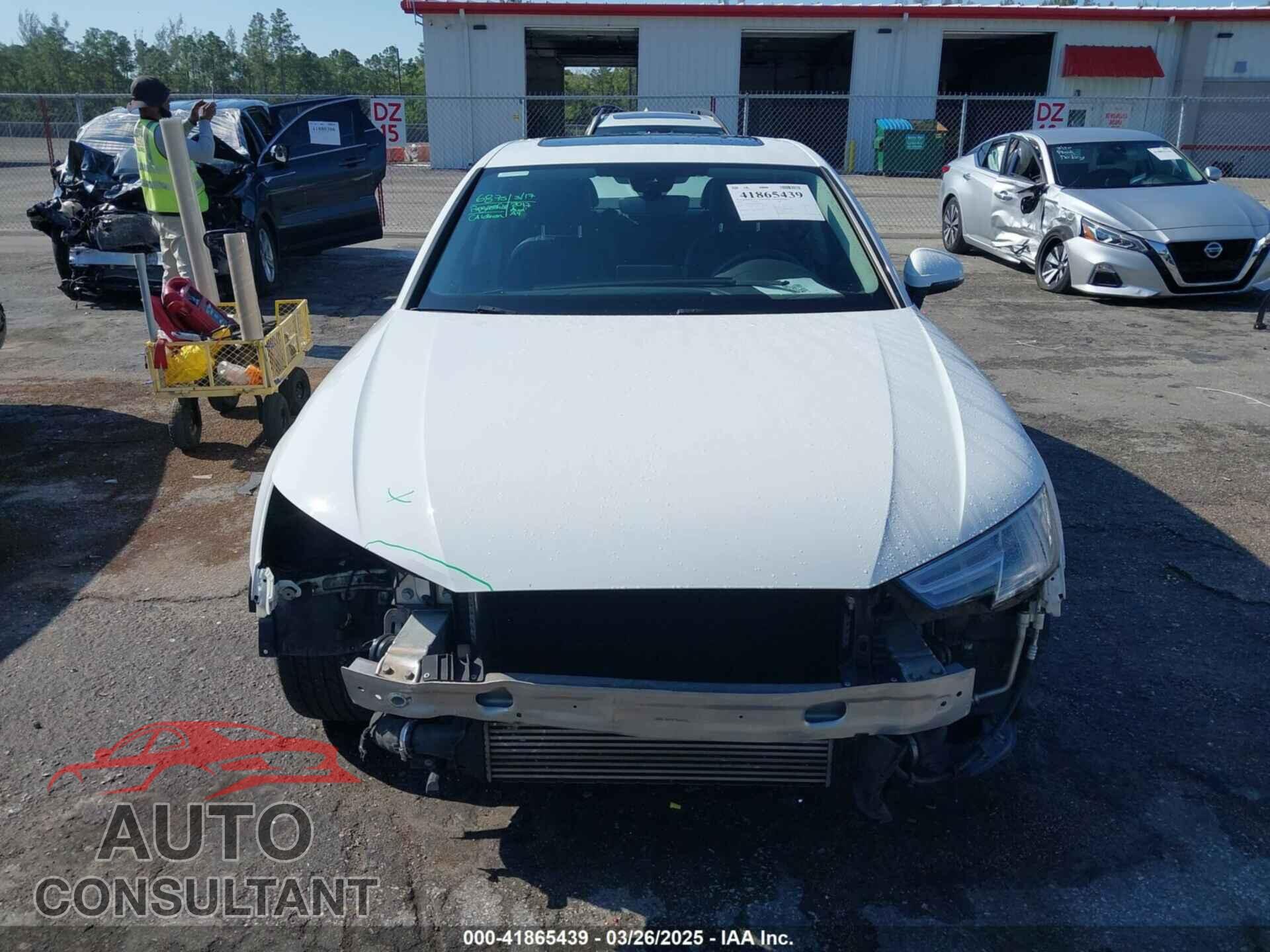 AUDI A4 2017 - WAUGMAF41HN055460