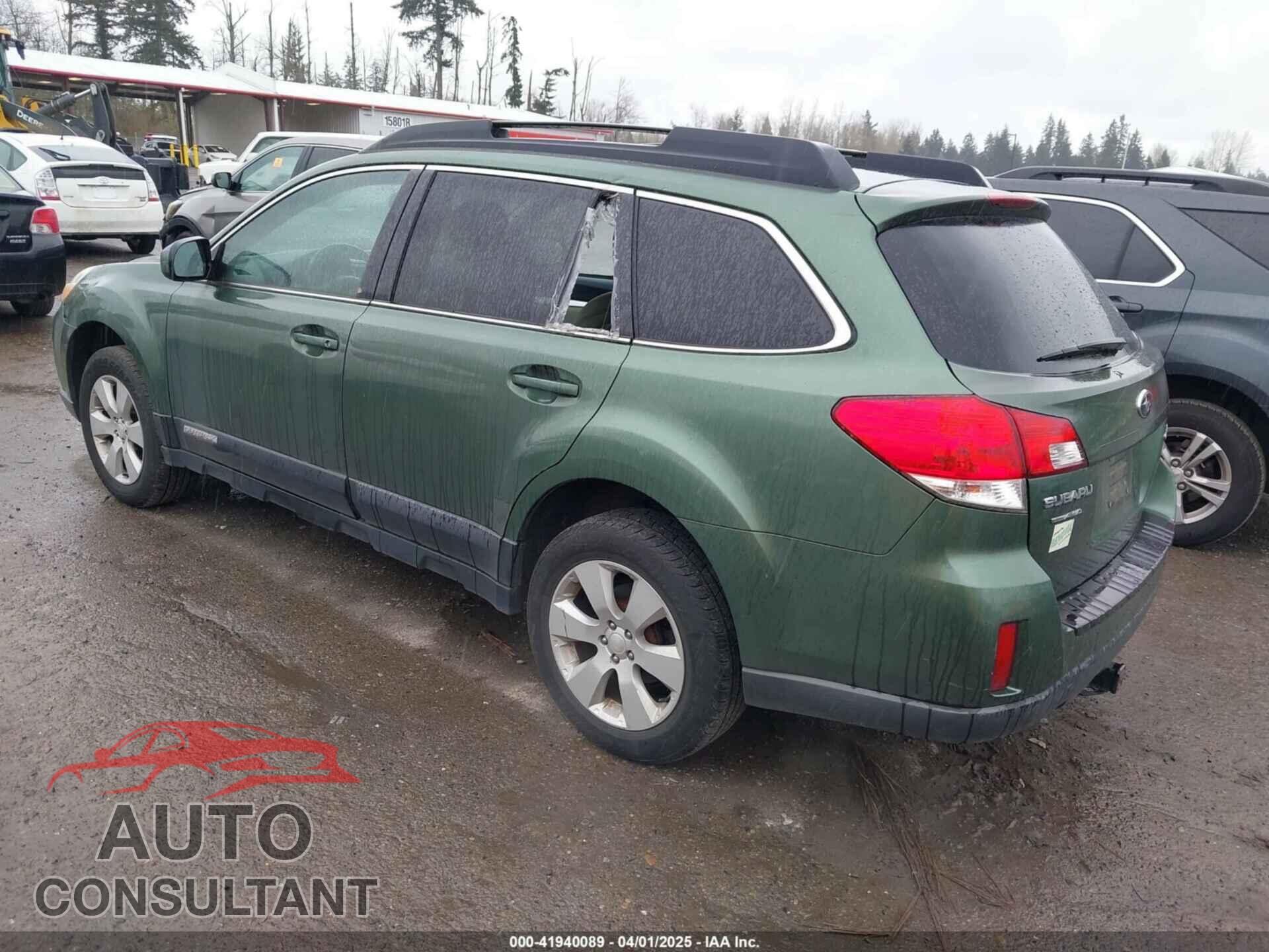 SUBARU OUTBACK 2012 - 4S4BRBCC2C3257806