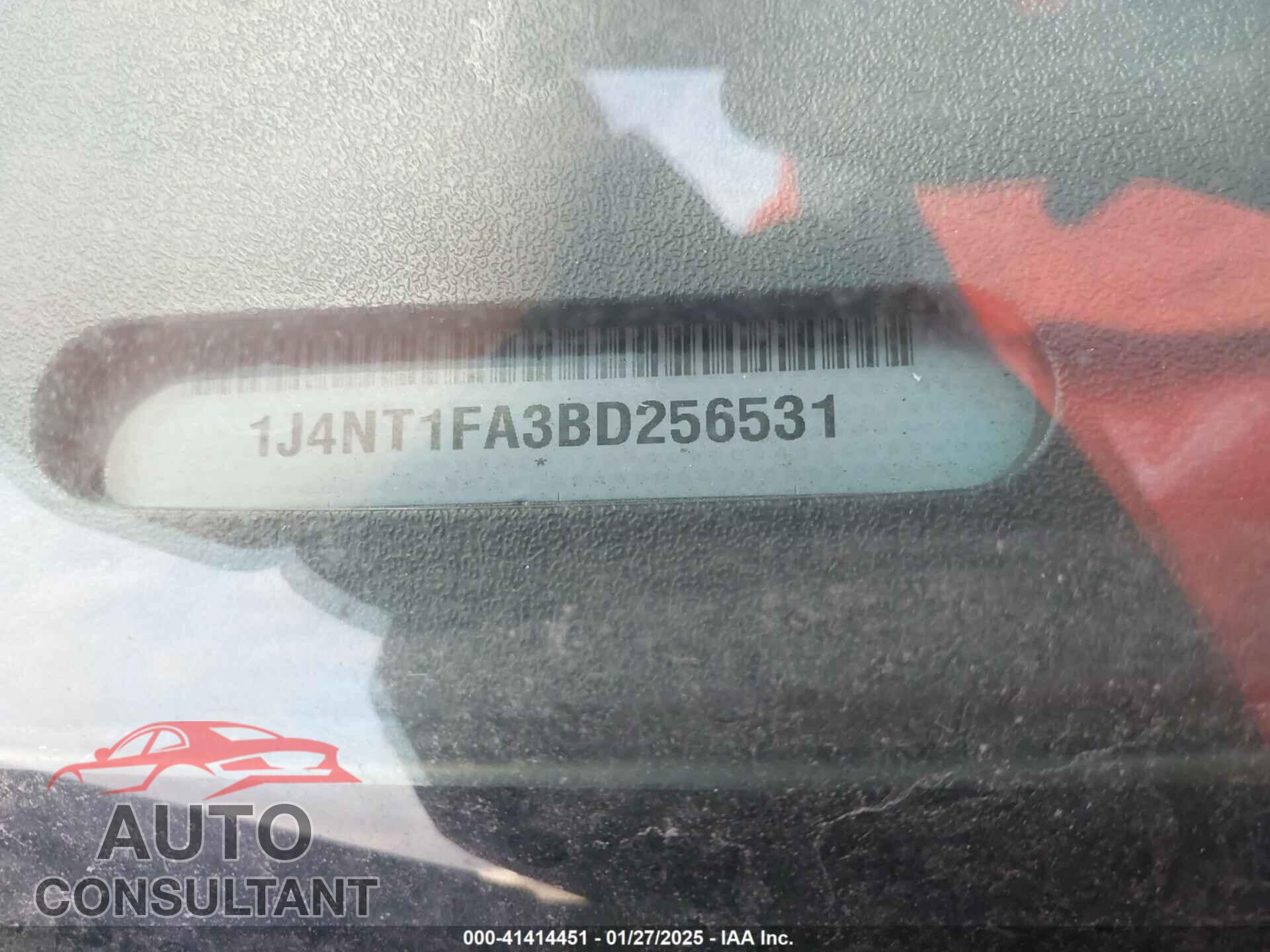 JEEP COMPASS 2011 - 1J4NT1FA3BD256531