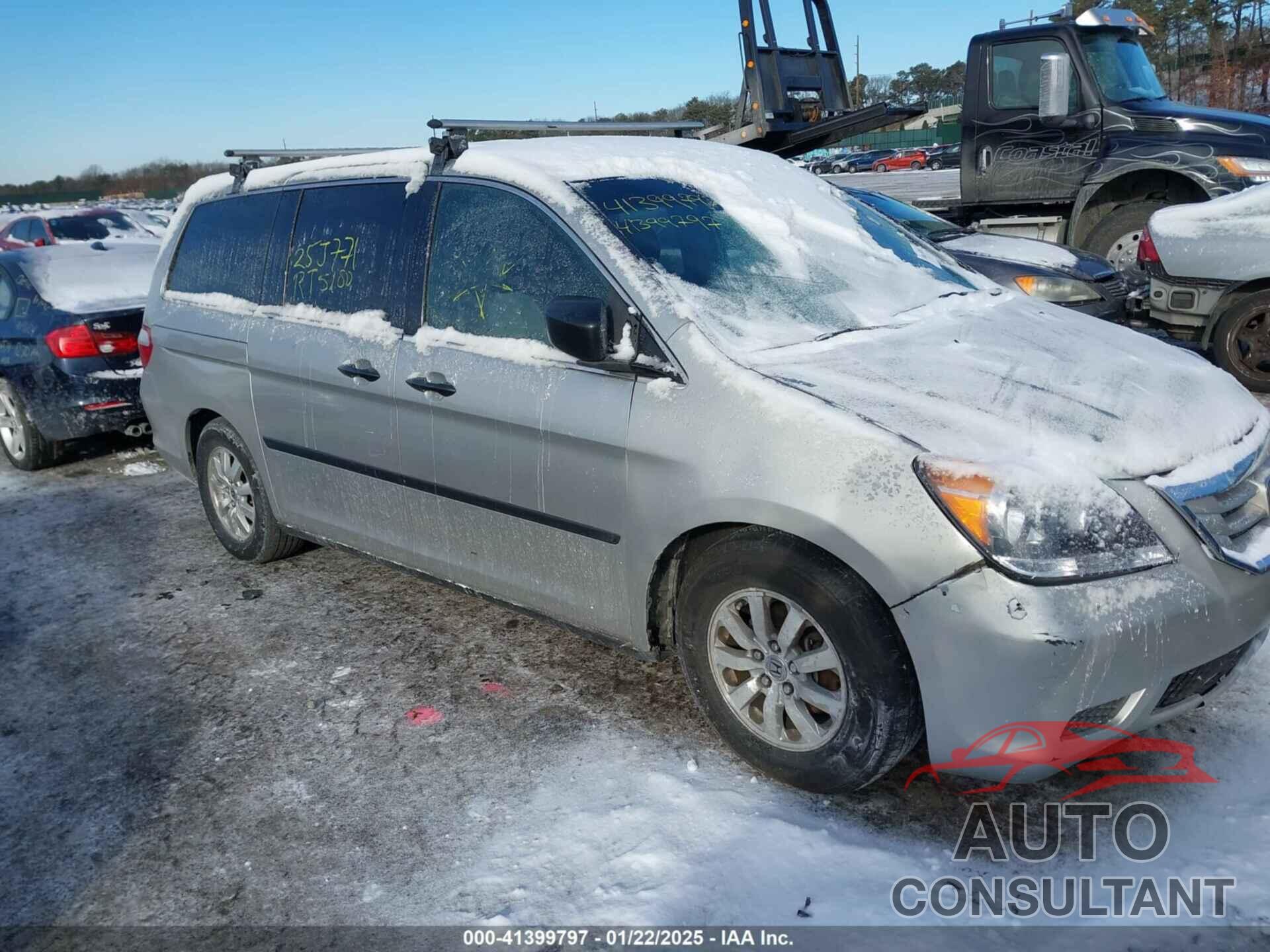 HONDA ODYSSEY 2009 - 5FNRL38299B059391