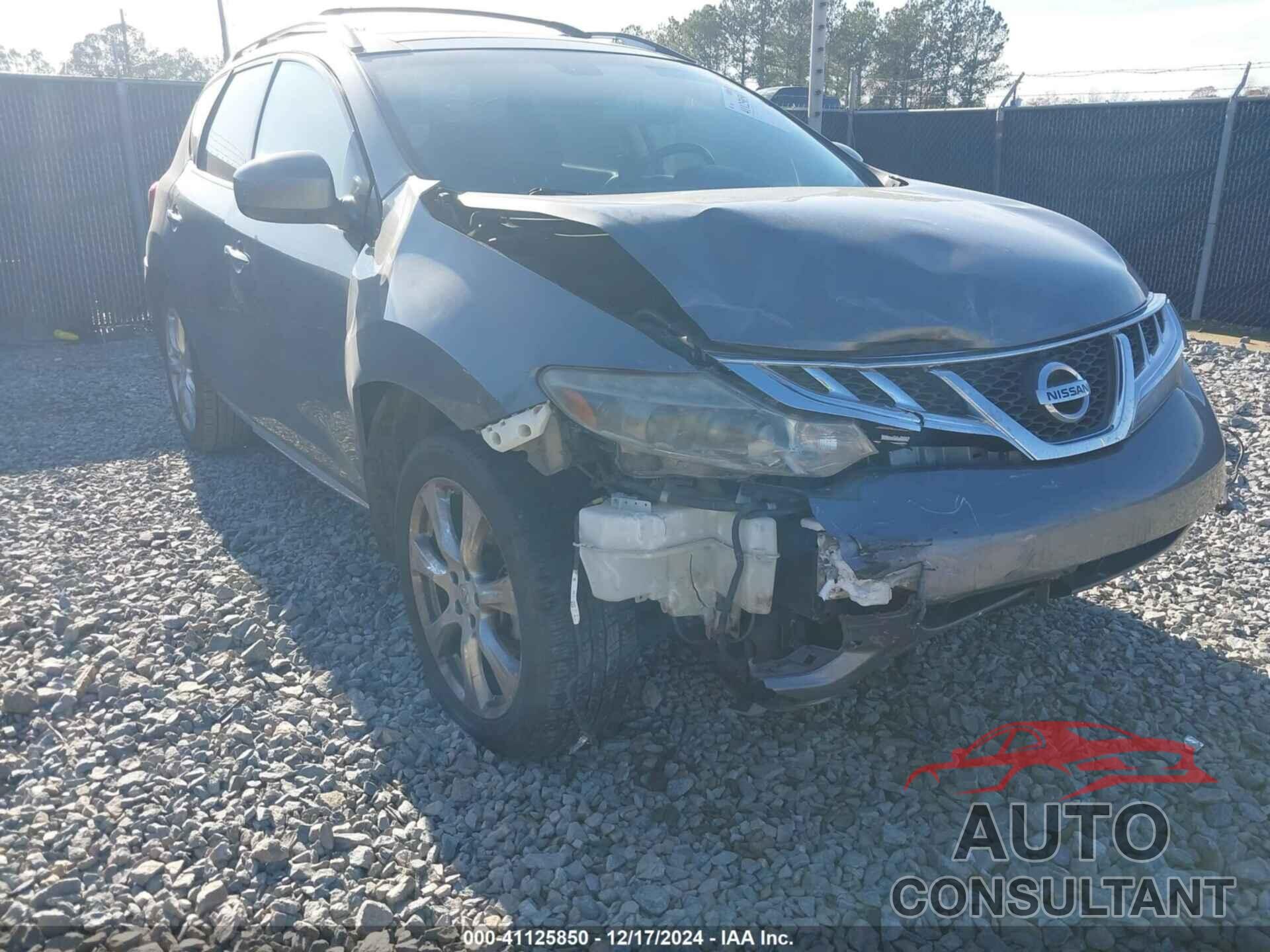 NISSAN MURANO 2013 - JN8AZ1MU5DW206757